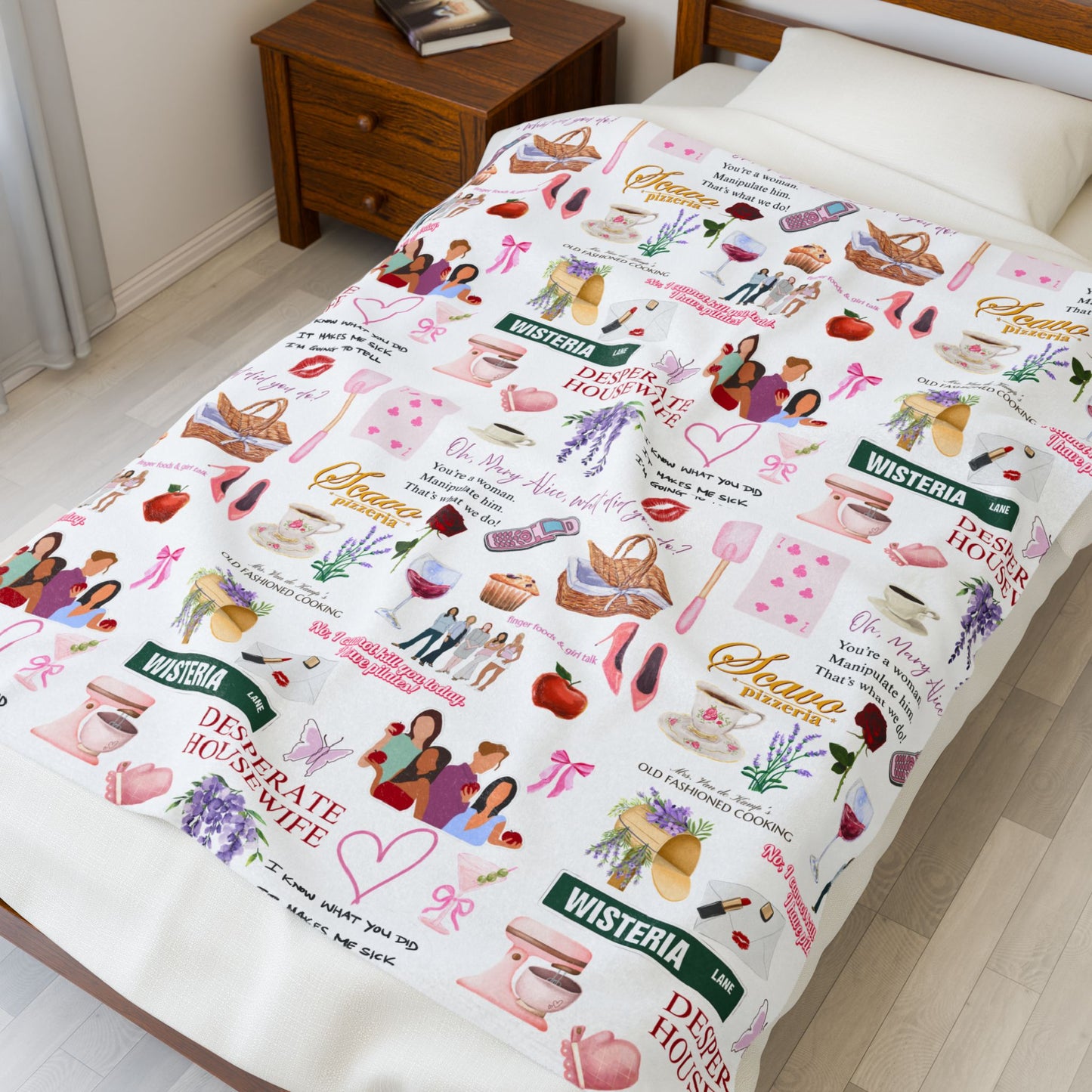 DH Velveteen Plush Blanket | Cozy Comfort for Home, Gift for Her, Stylish Home Decor, Soft Throw Blanket, Relaxing Gift