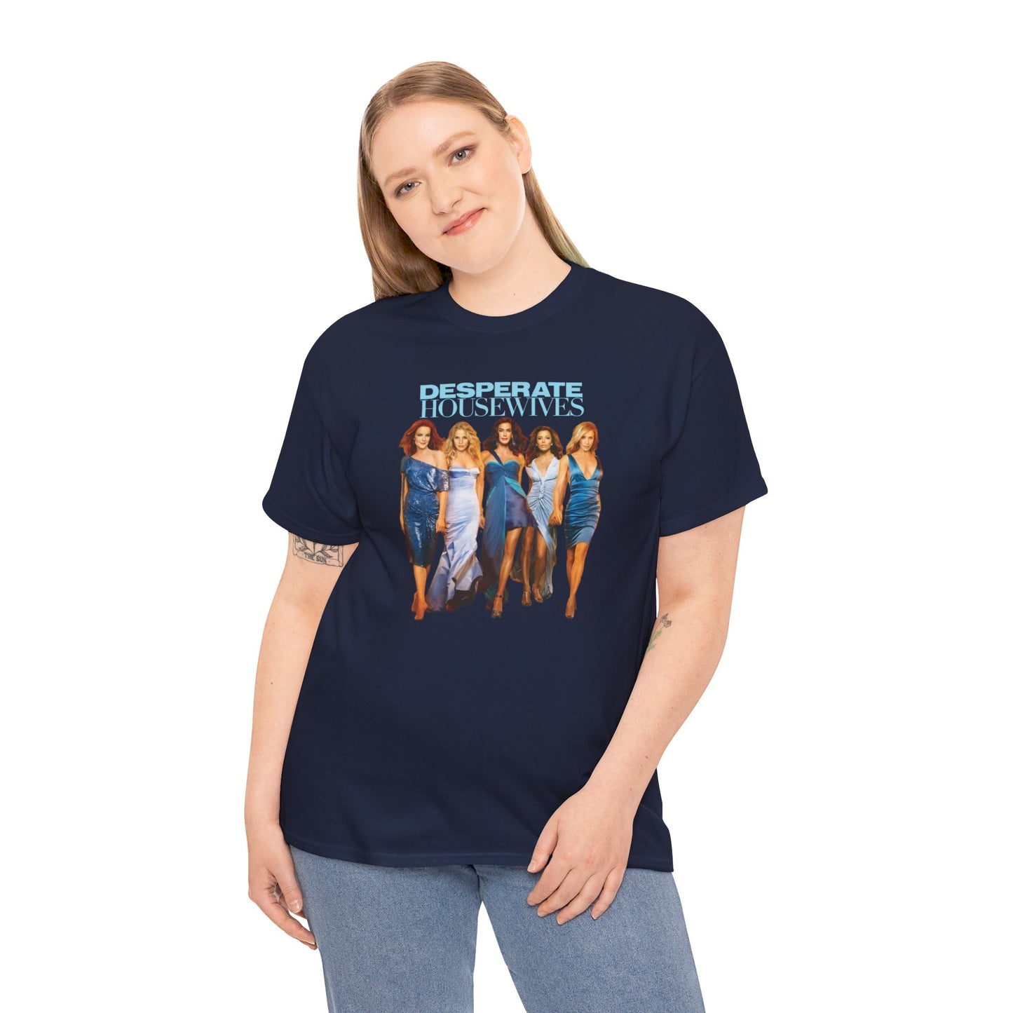 Desperate Housewives Blue Photoshoot Unisex Heavy Cotton Tee