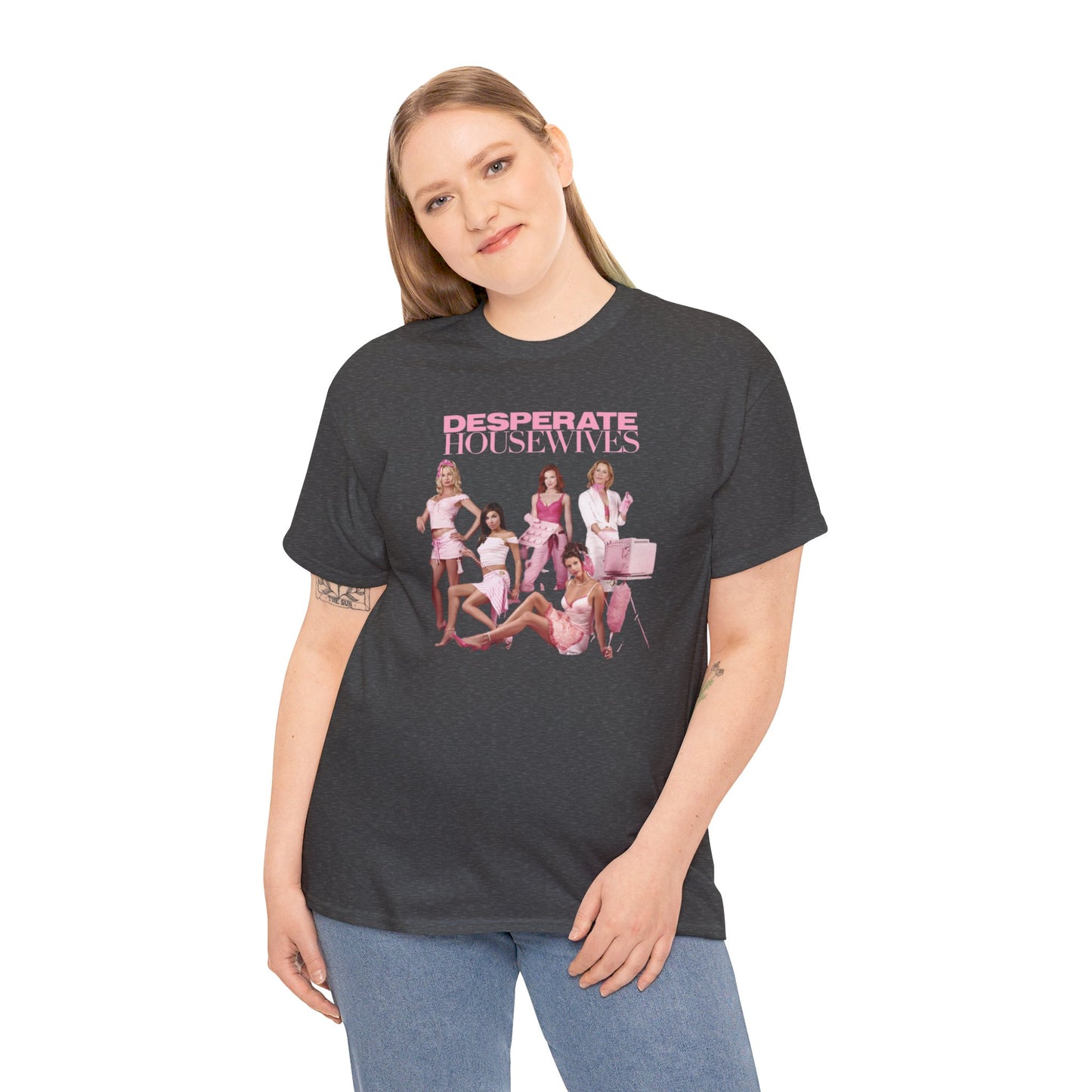 Desperate Housewives Pink Photoshoot Unisex Heavy Cotton Tee