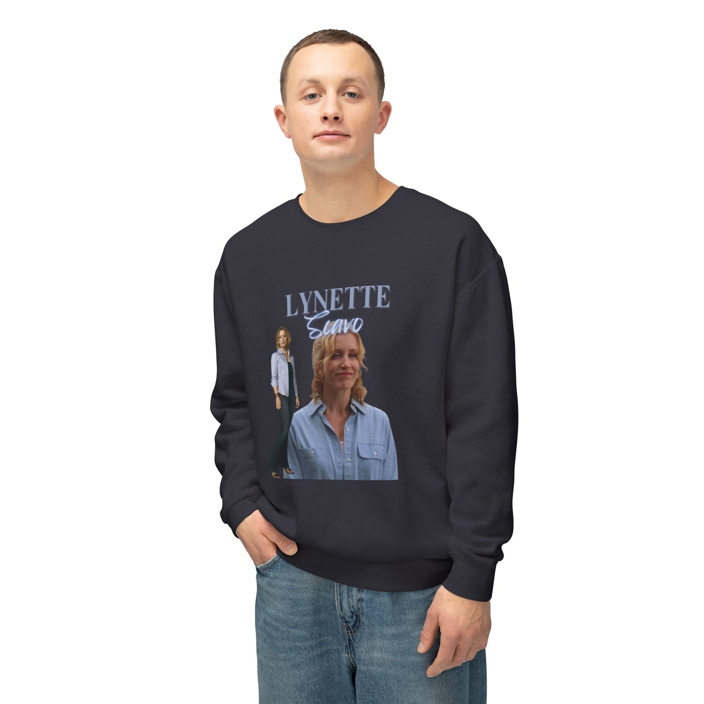 Lynette Scavo Vintage Style Unisex Lightweight Crewneck Sweatshirt