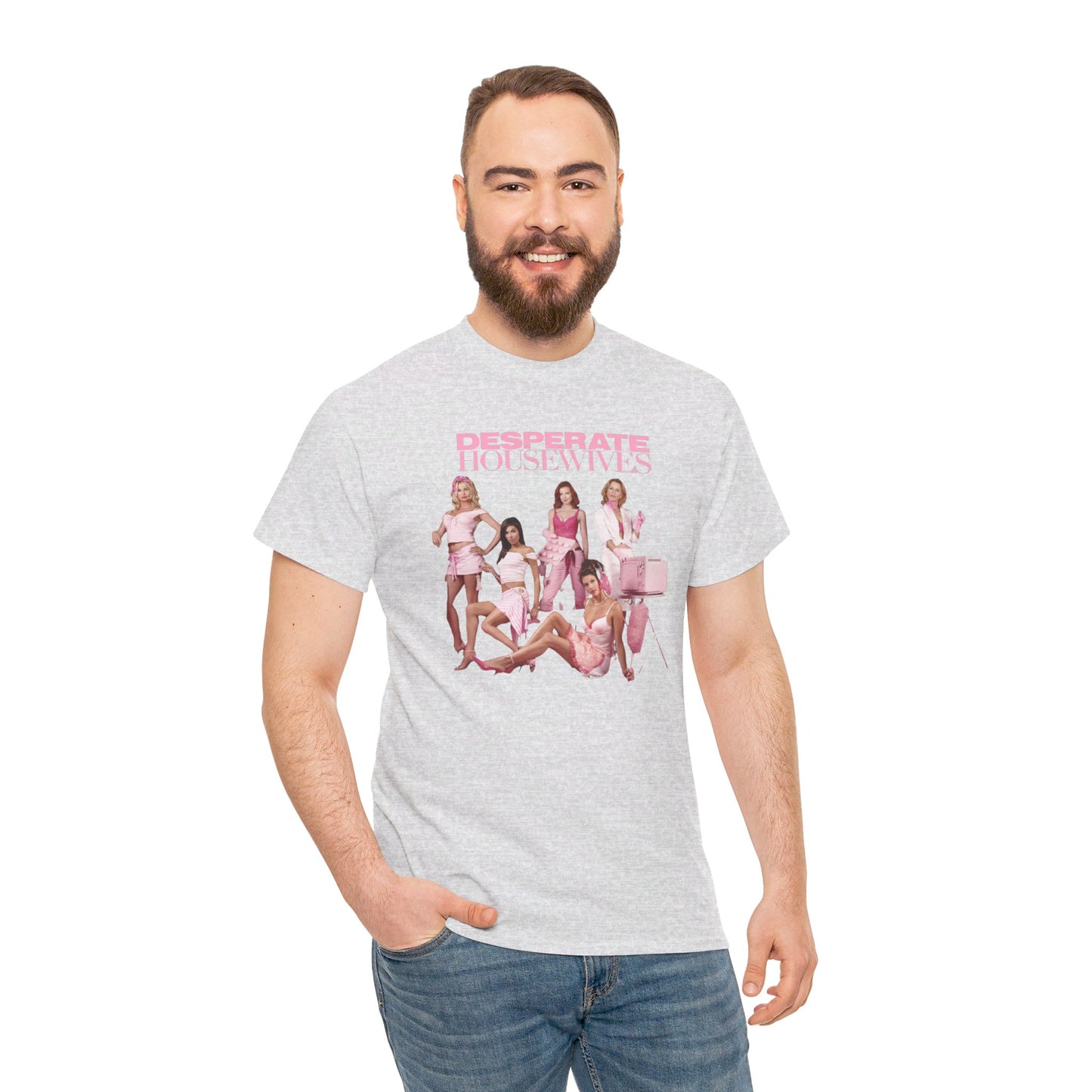 Desperate Housewives Pink Photoshoot Unisex Heavy Cotton Tee