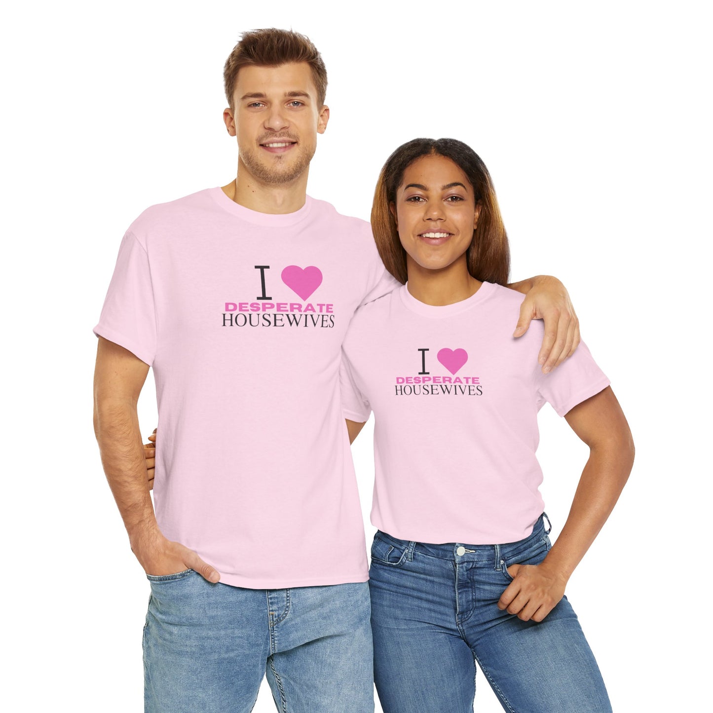 Nicollette Inspired Unisex Heavy Cotton Tee, Dark Pink Text