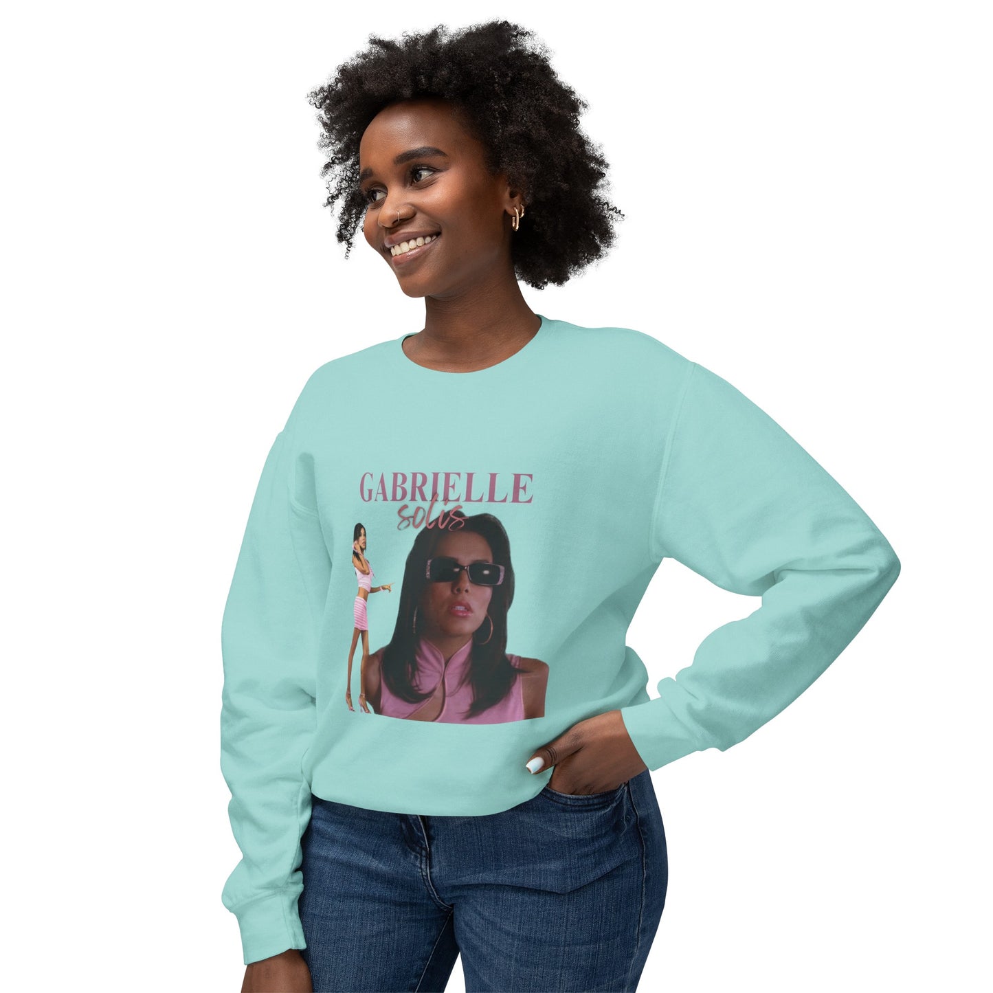 Gabrielle Solis Vintage Style Unisex Lightweight Crewneck Sweatshirt