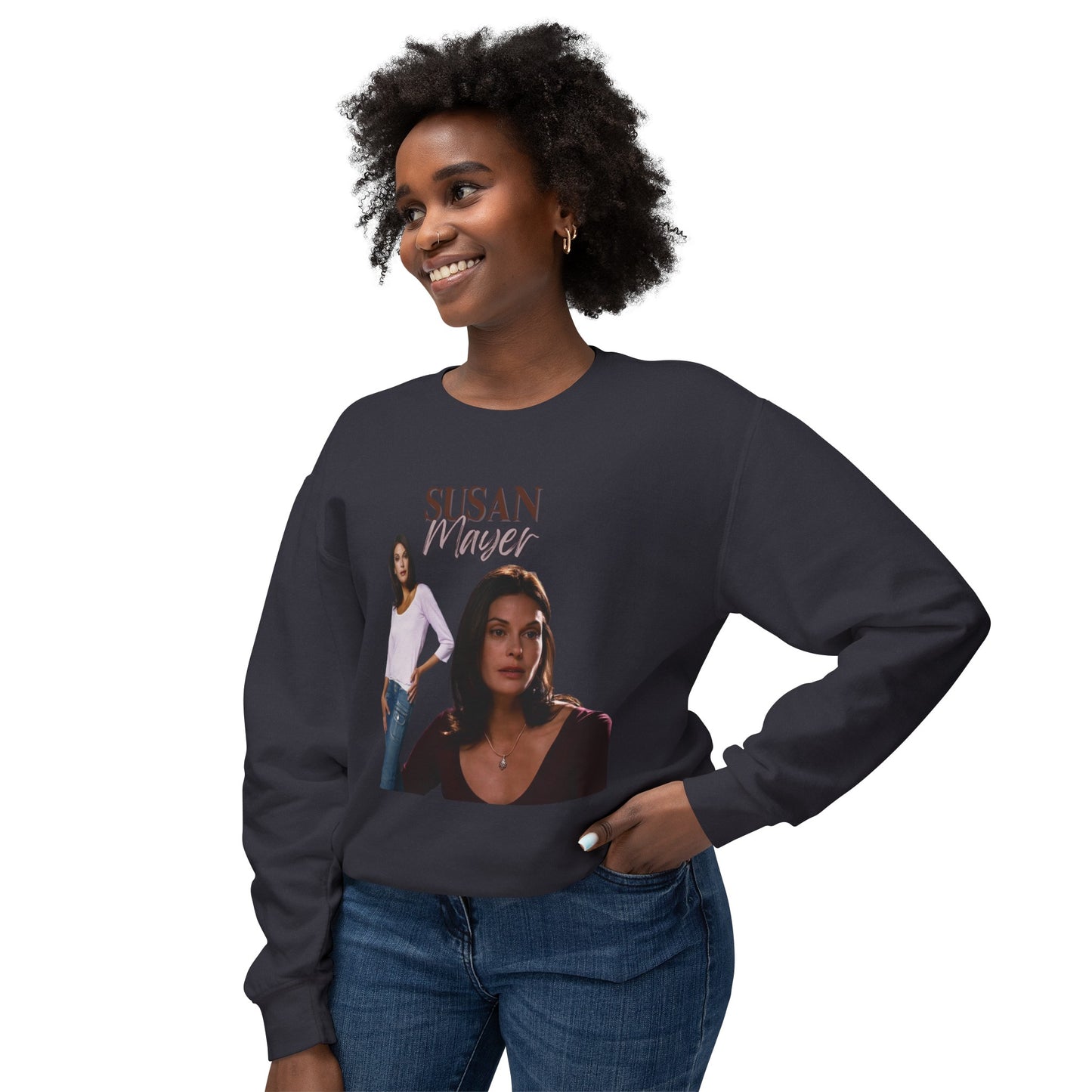 Susan Mayer Vintage Style Unisex Lightweight Crewneck Sweatshirt