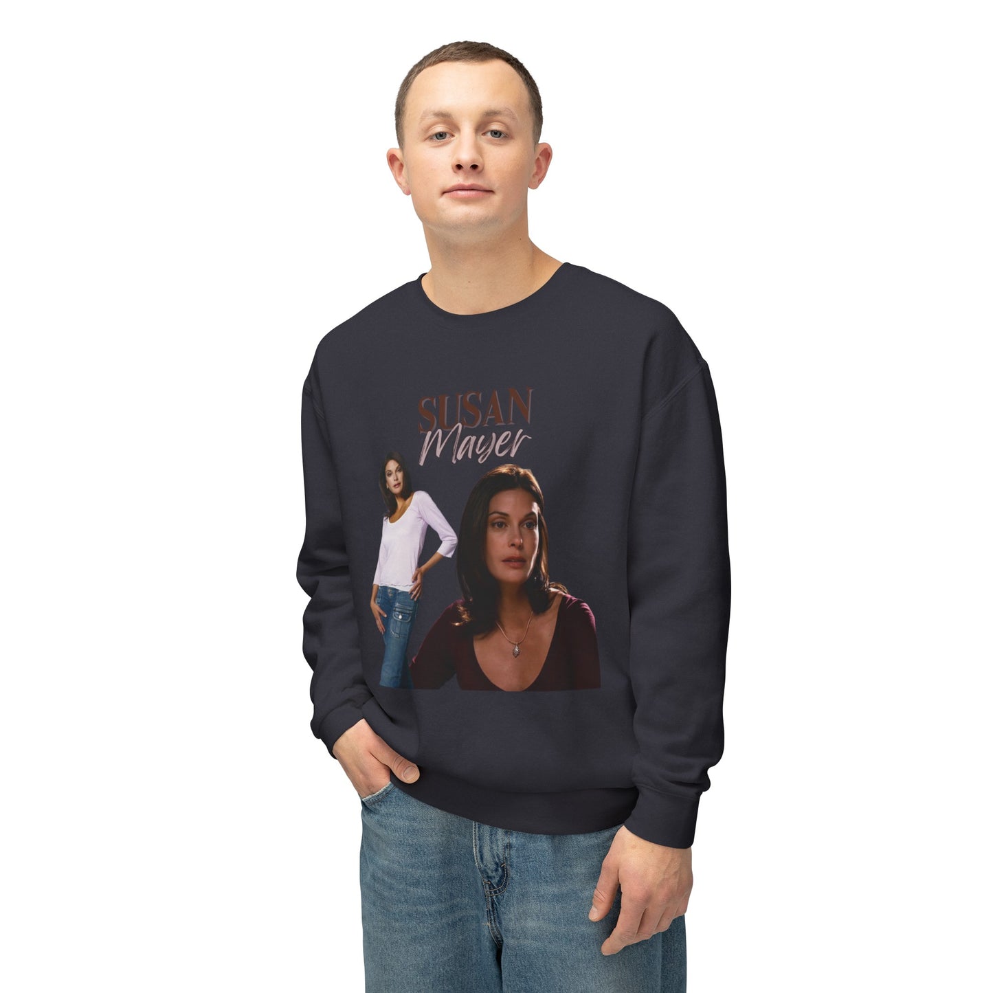 Susan Mayer Vintage Style Unisex Lightweight Crewneck Sweatshirt