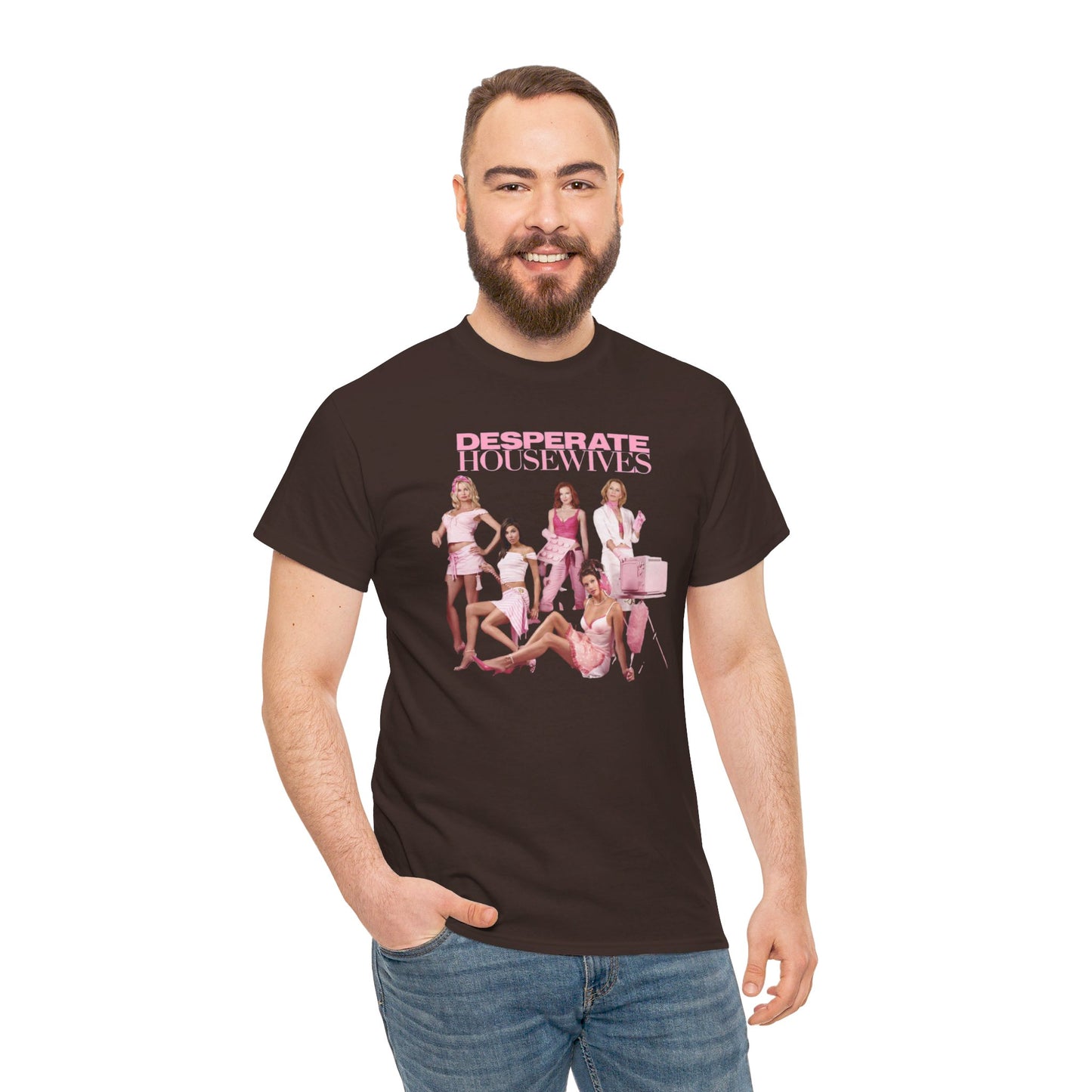 Desperate Housewives Pink Photoshoot Unisex Heavy Cotton Tee