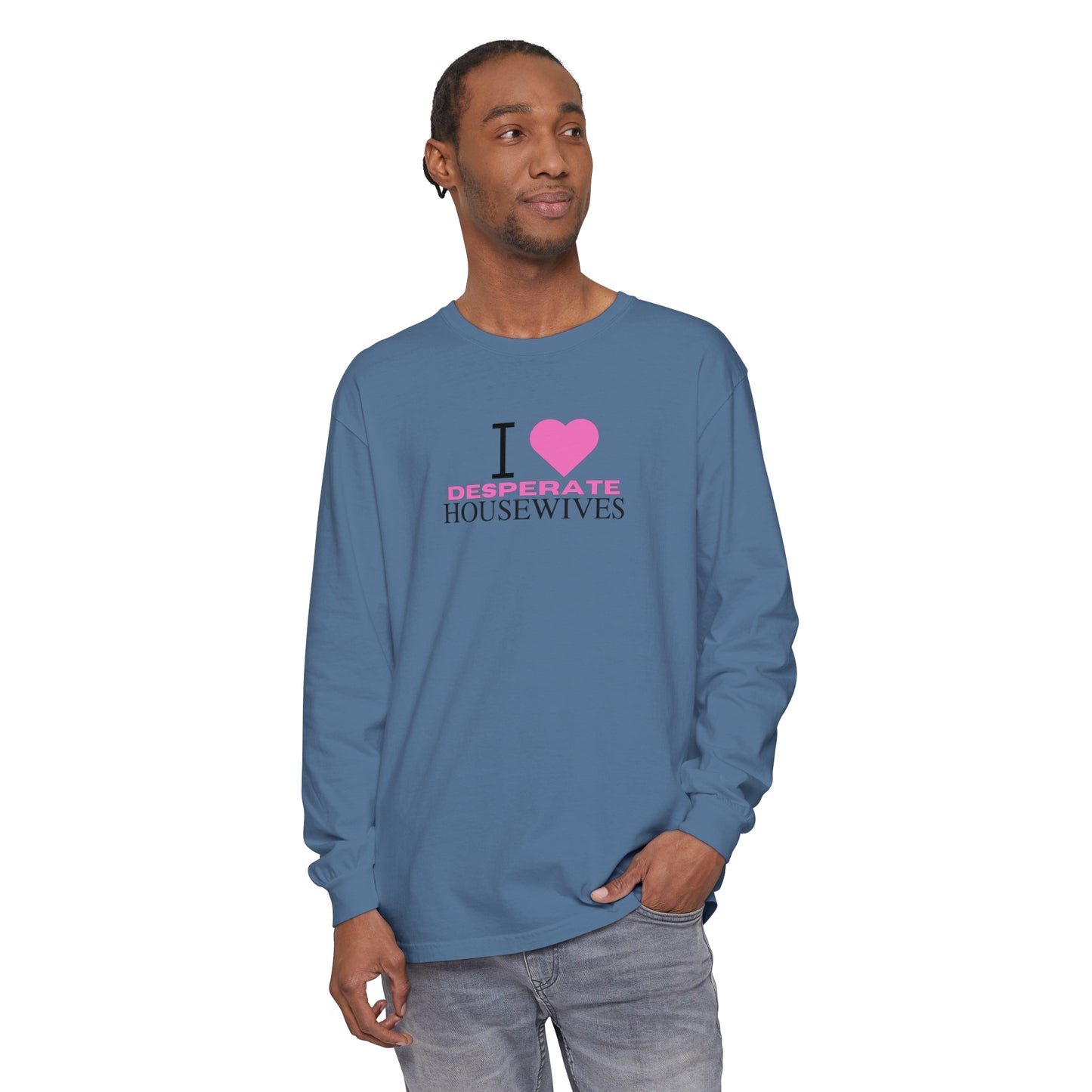 Pink Heart Unisex Long Sleeve T-Shirt