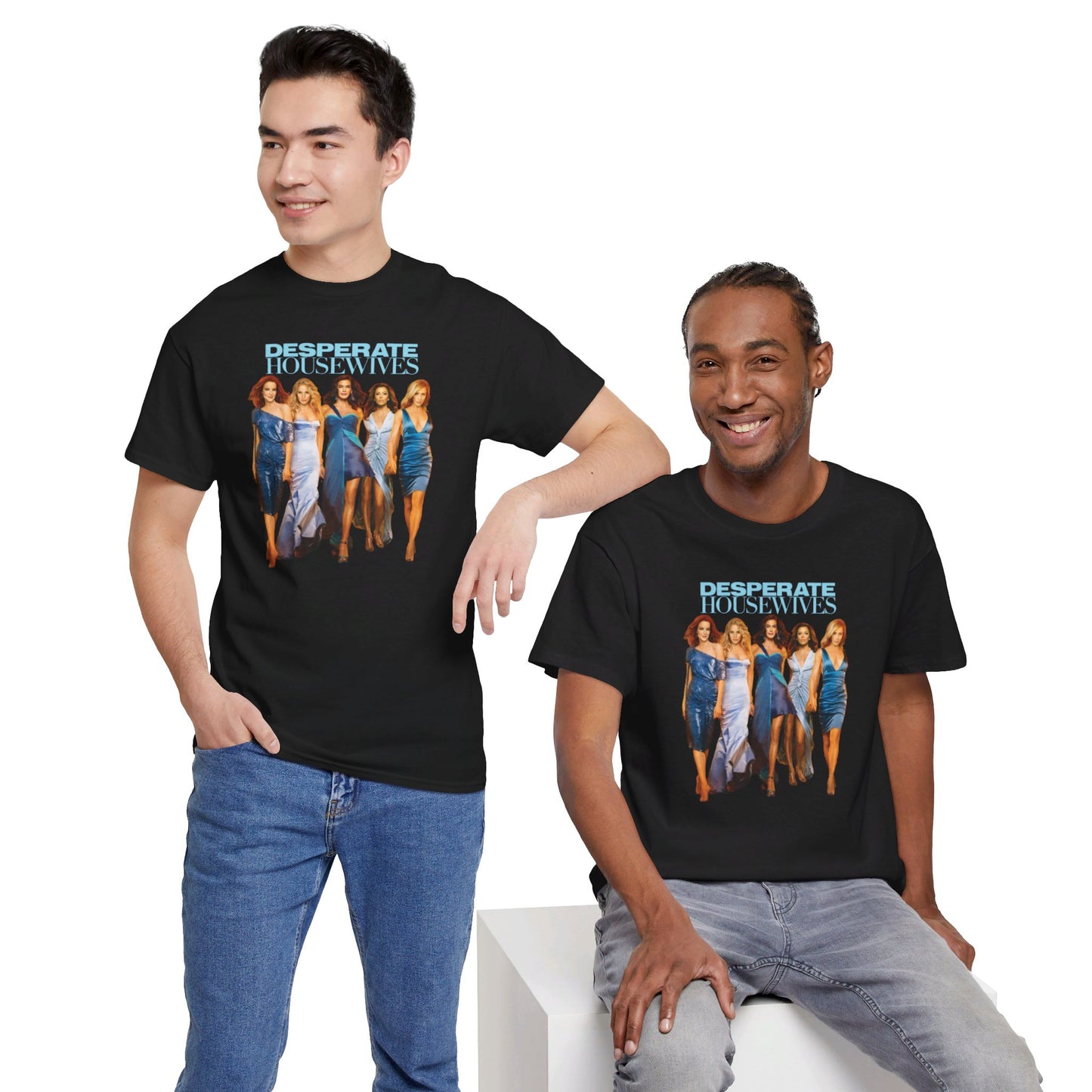 Desperate Housewives Blue Photoshoot Unisex Heavy Cotton Tee