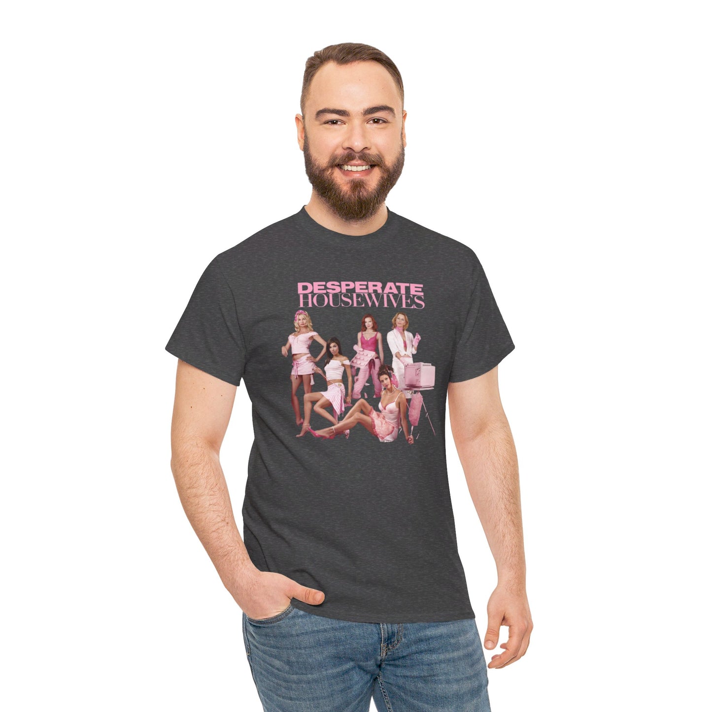 Desperate Housewives Pink Photoshoot Unisex Heavy Cotton Tee