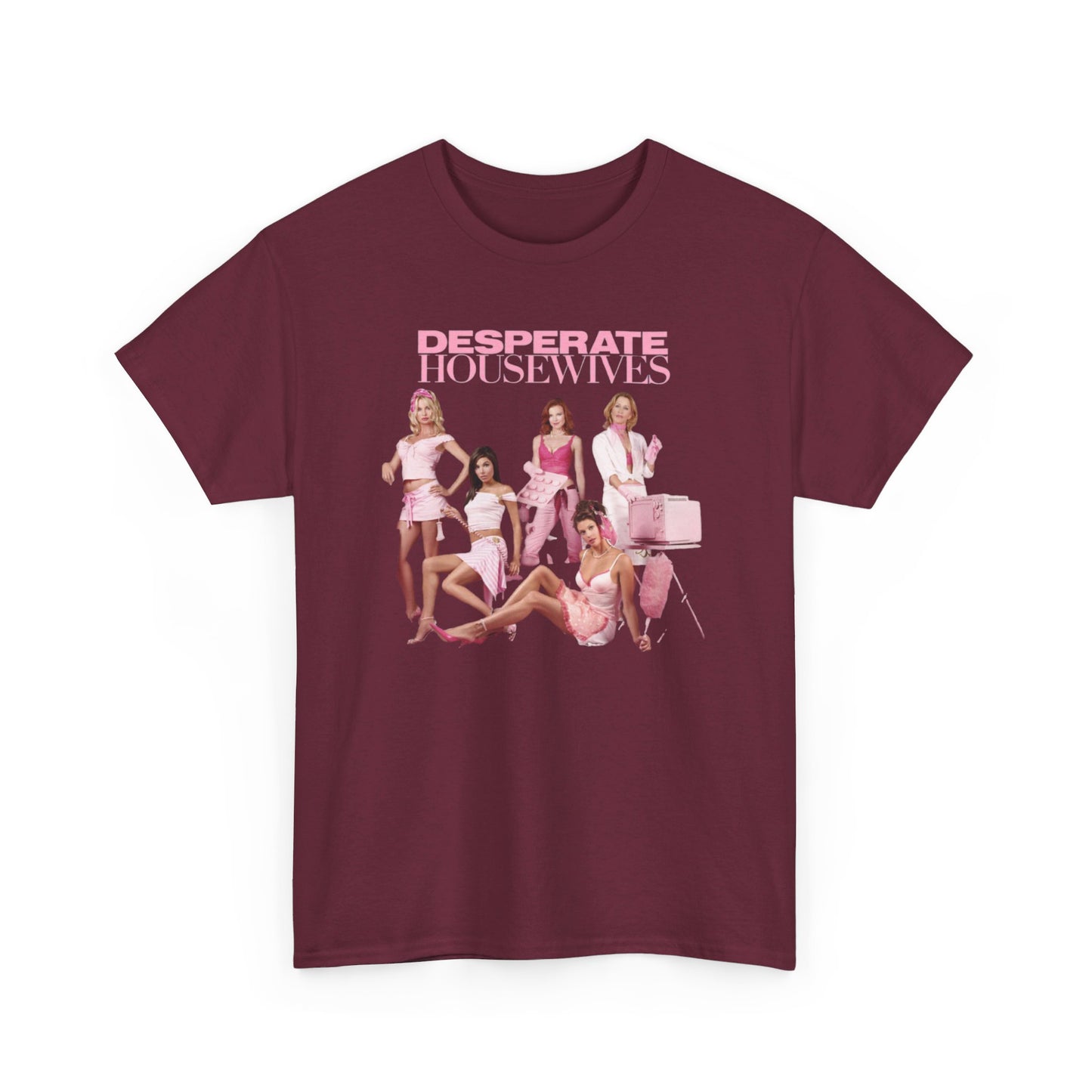 Desperate Housewives Pink Photoshoot Unisex Heavy Cotton Tee