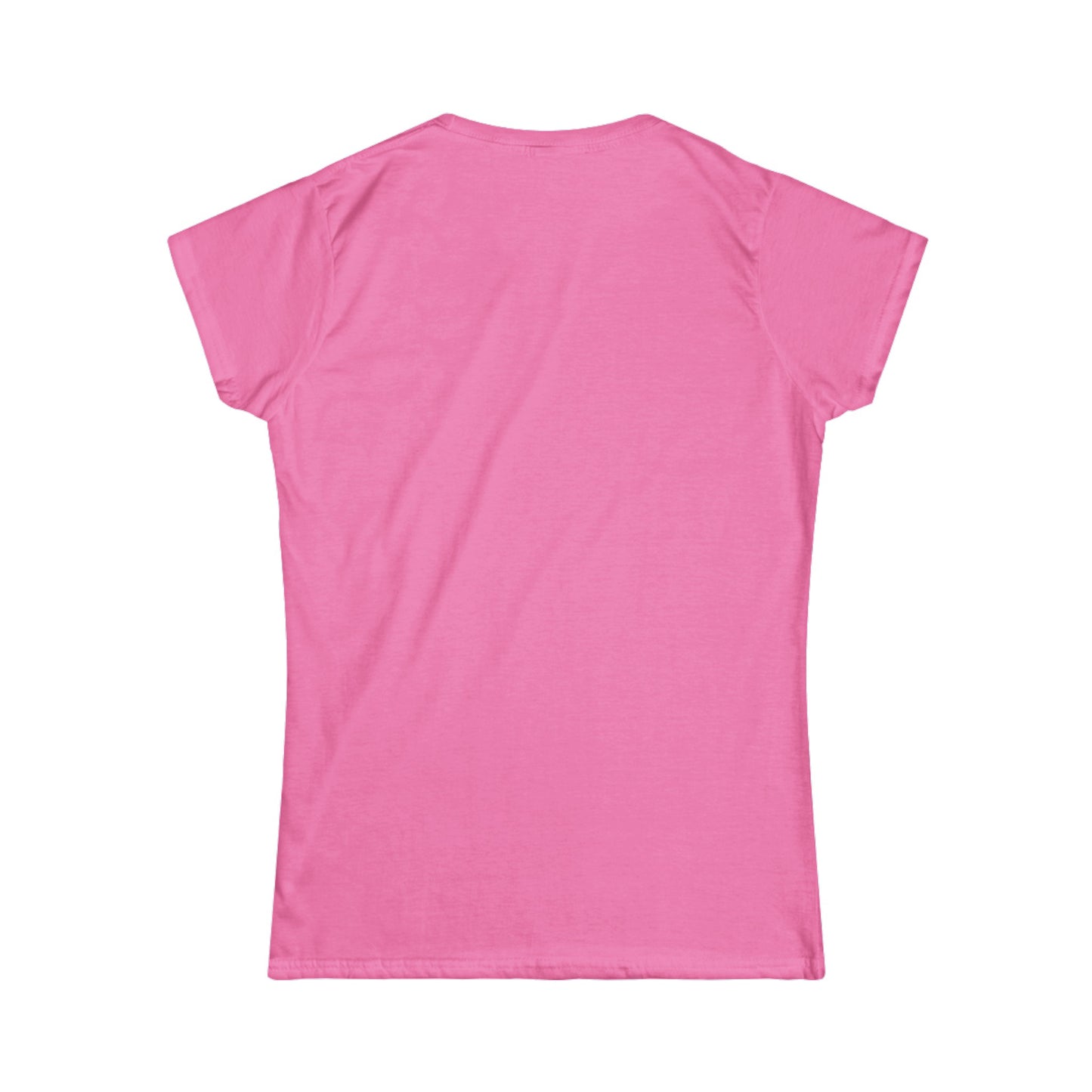 Nicollette Women’s Tee, Black & Baby Pink Text