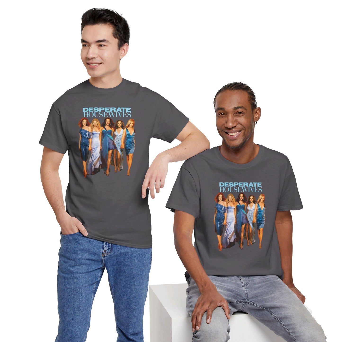 Desperate Housewives Blue Photoshoot Unisex Heavy Cotton Tee