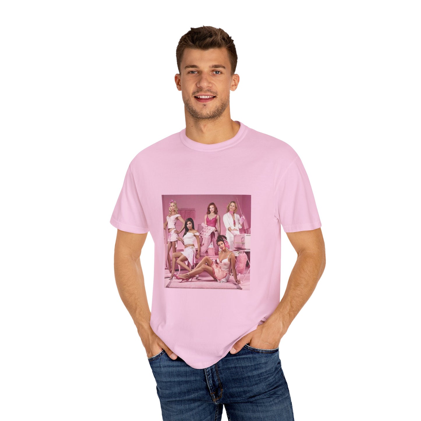 S1 Pink Promo Photoshoot Unisex Garment-Dyed T-shirt