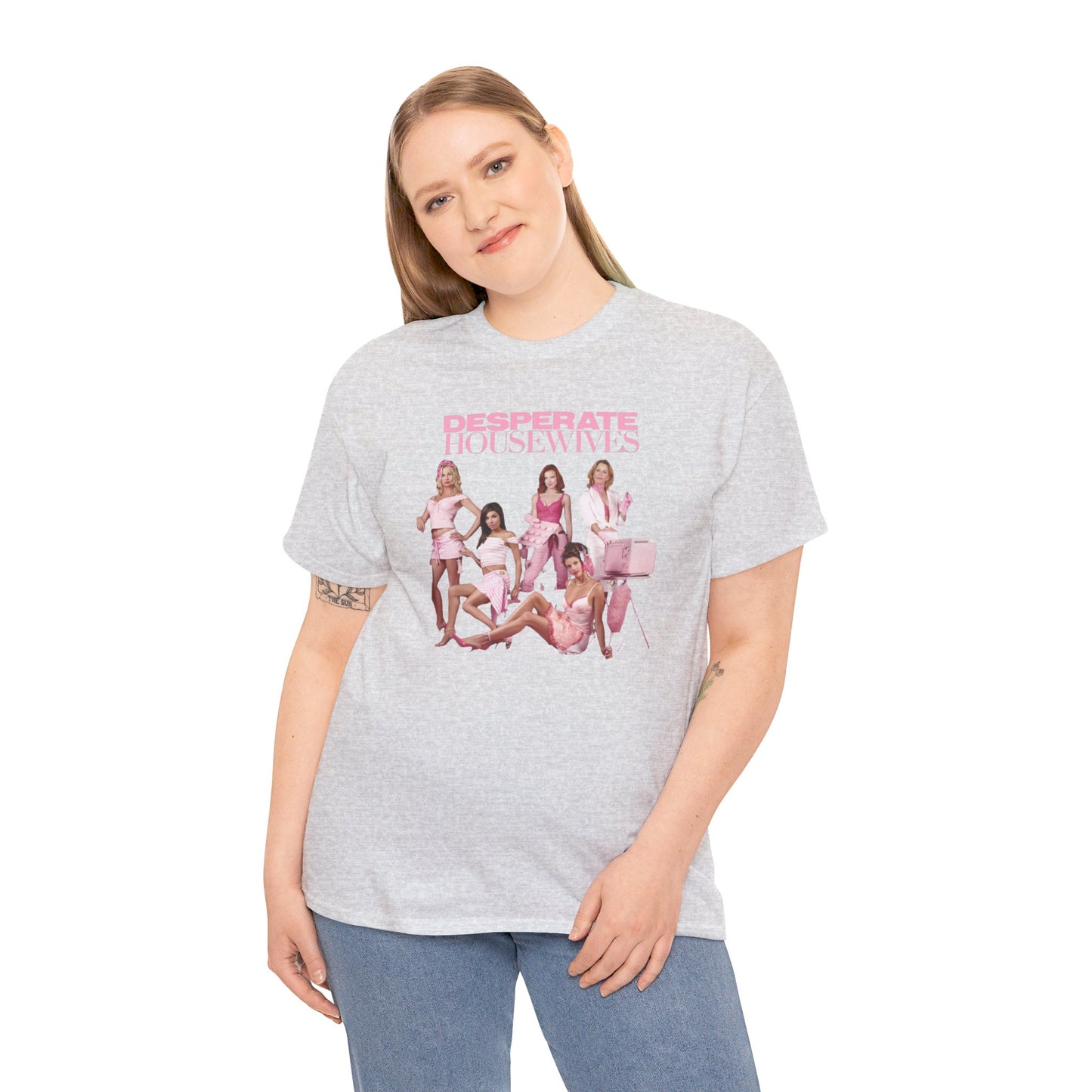 Desperate Housewives Pink Photoshoot Unisex Heavy Cotton Tee