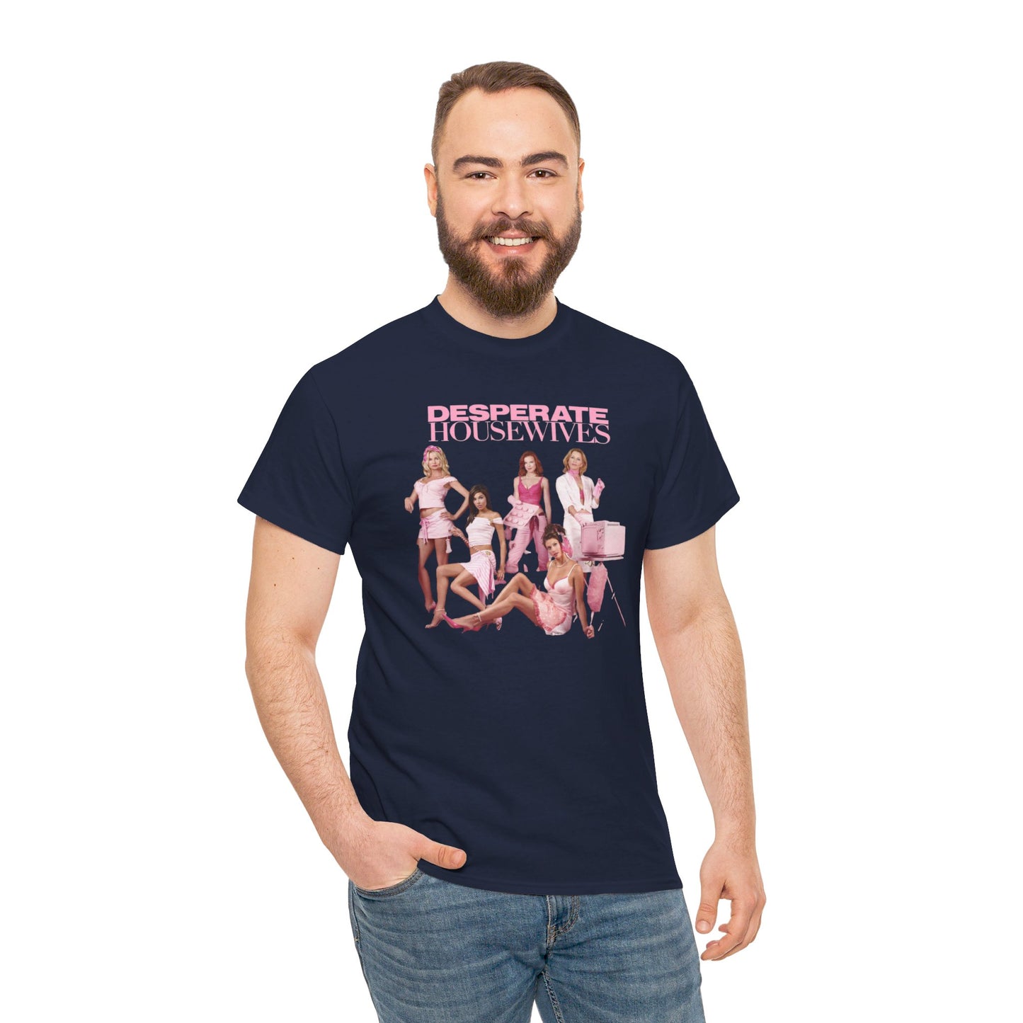 Desperate Housewives Pink Photoshoot Unisex Heavy Cotton Tee