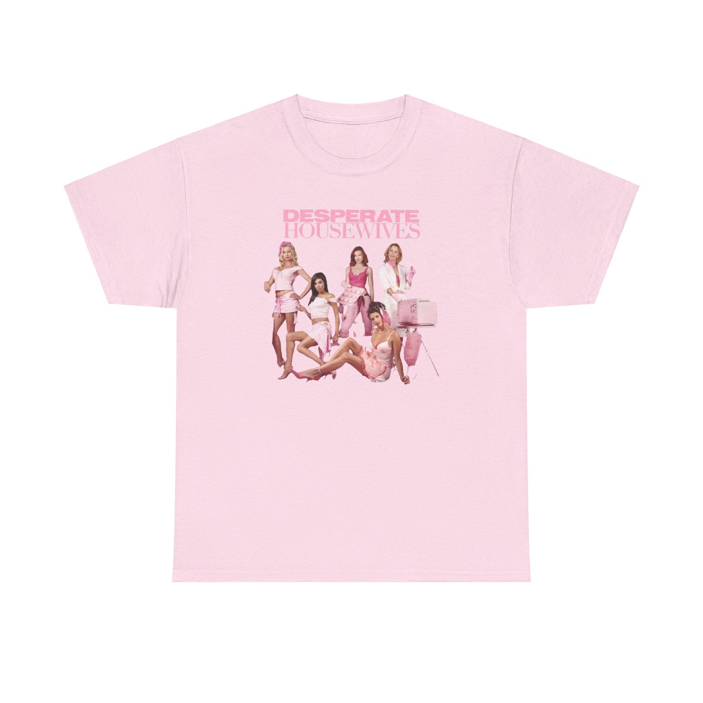 Desperate Housewives Pink Photoshoot Unisex Heavy Cotton Tee