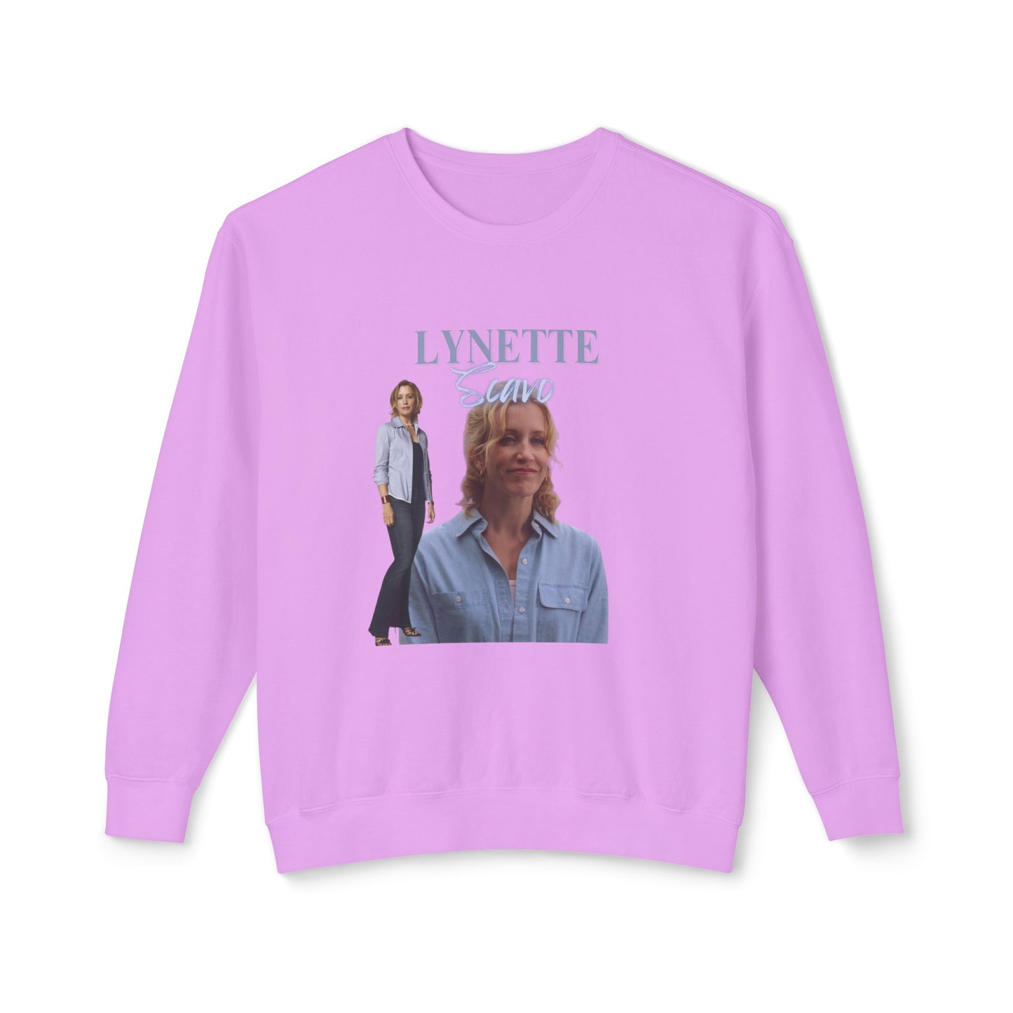 Lynette Scavo Vintage Style Unisex Lightweight Crewneck Sweatshirt