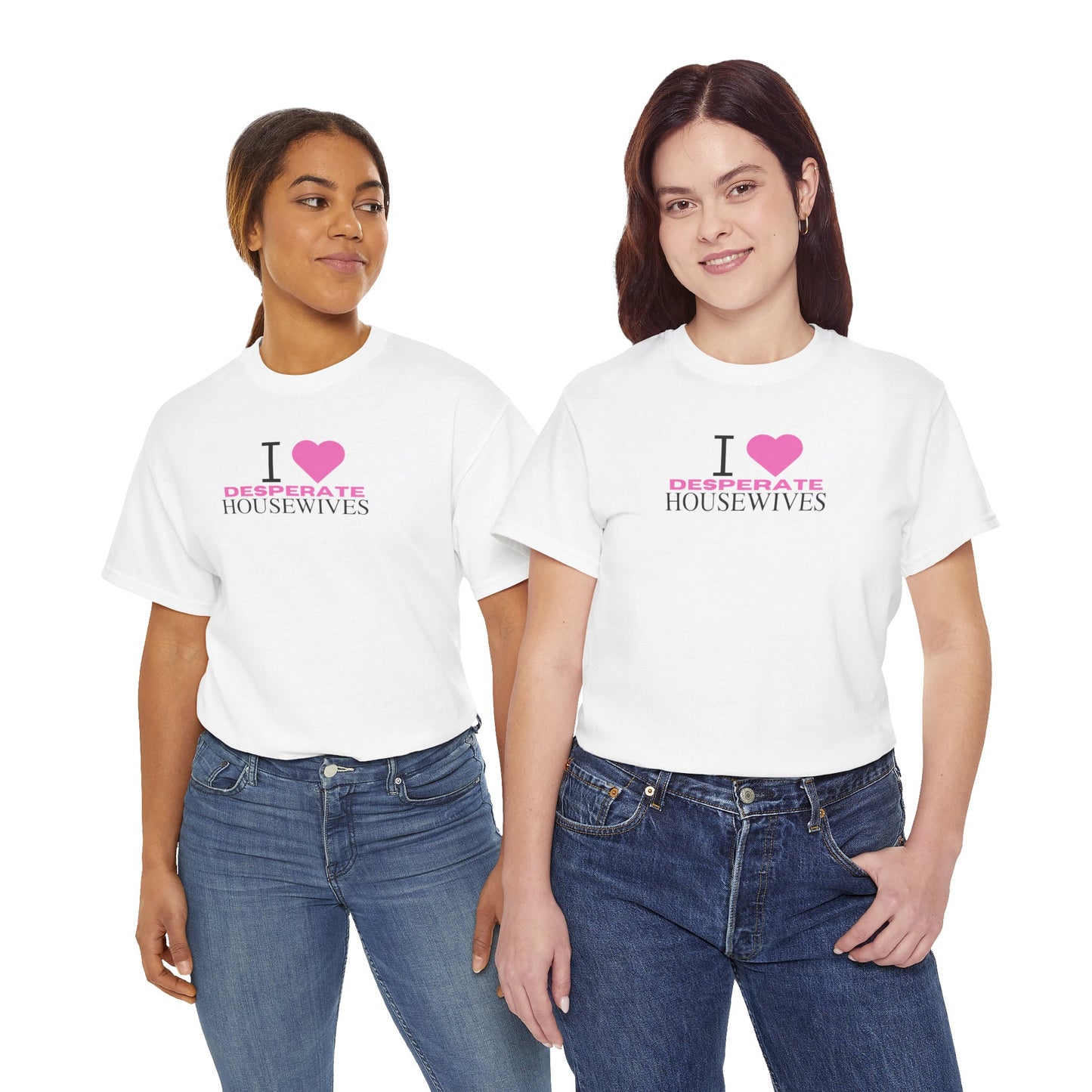 Nicollette Inspired Unisex Heavy Cotton Tee, Dark Pink Text