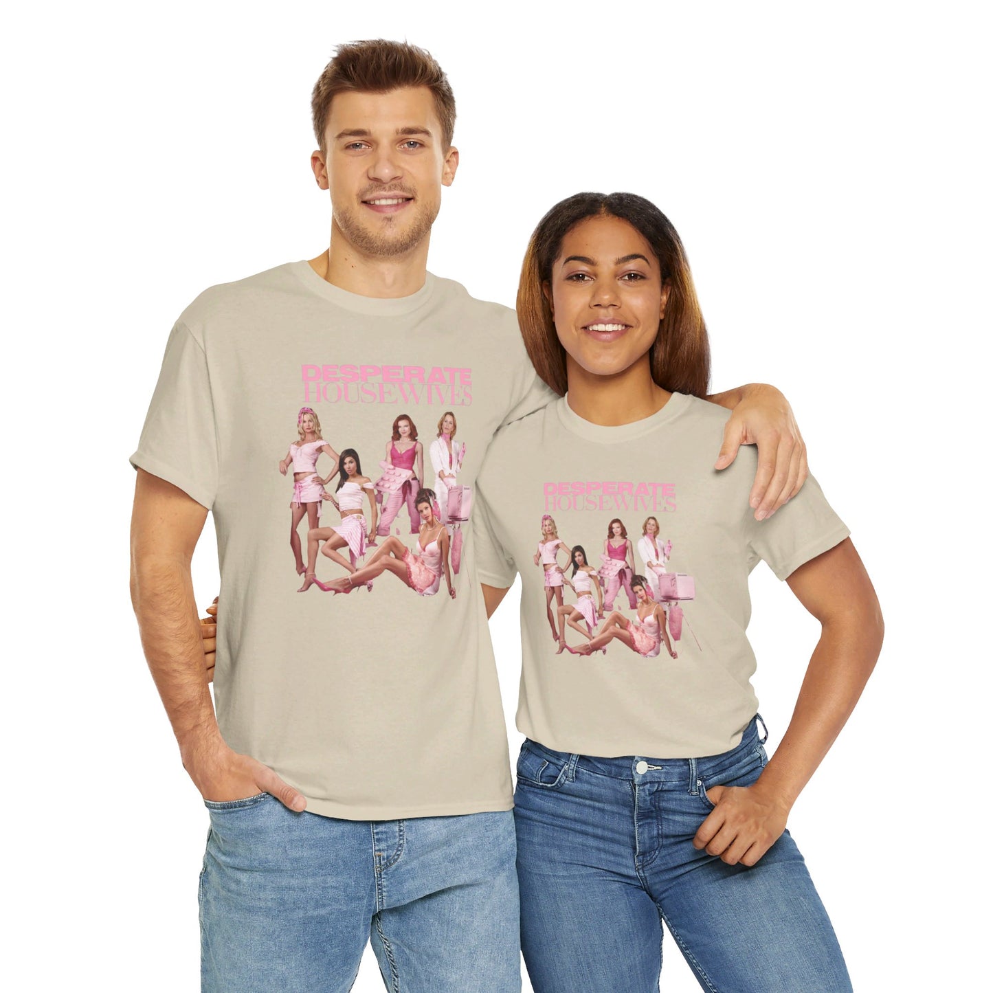 Desperate Housewives Pink Photoshoot Unisex Heavy Cotton Tee