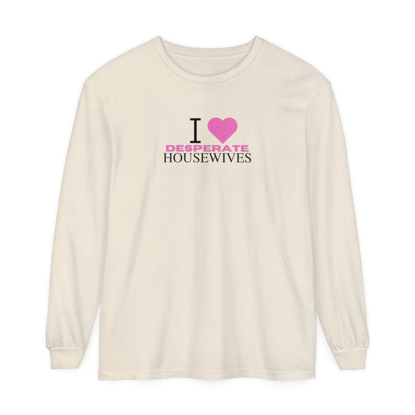 Pink Heart Unisex Long Sleeve T-Shirt