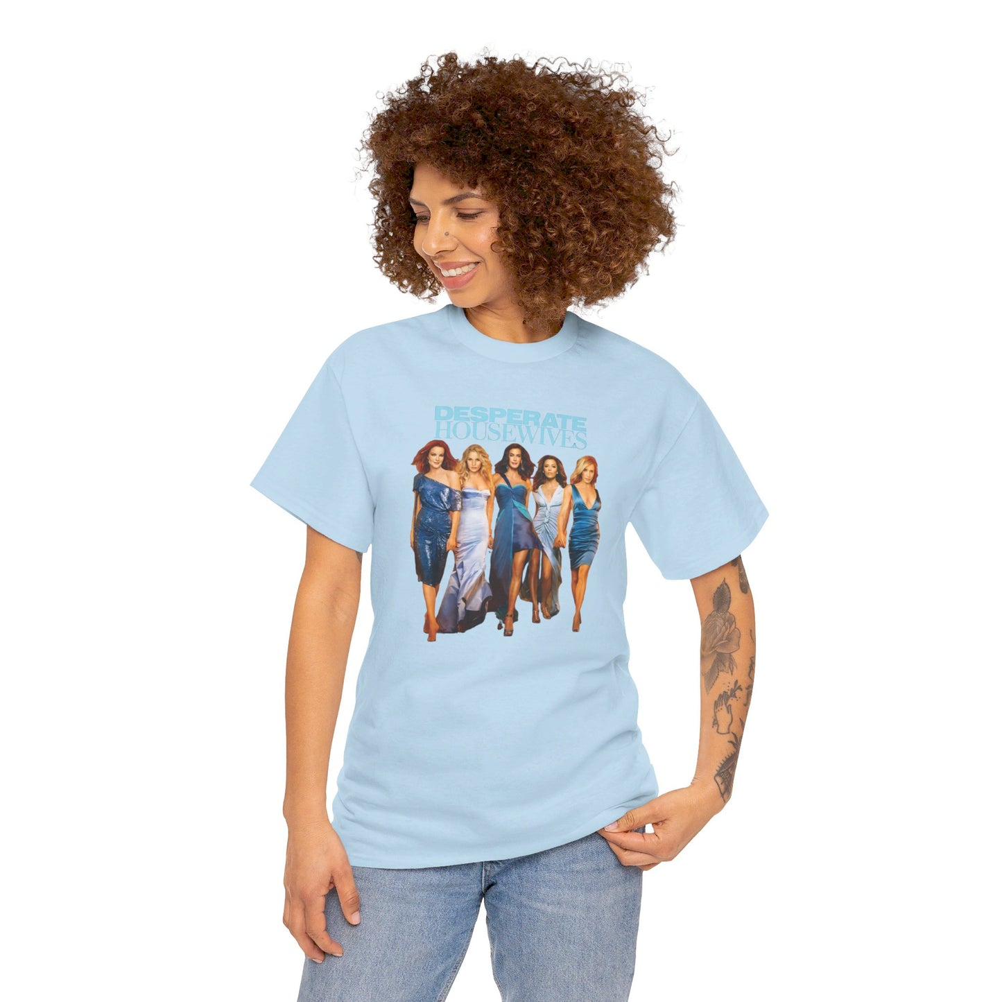 Desperate Housewives Blue Photoshoot Unisex Heavy Cotton Tee