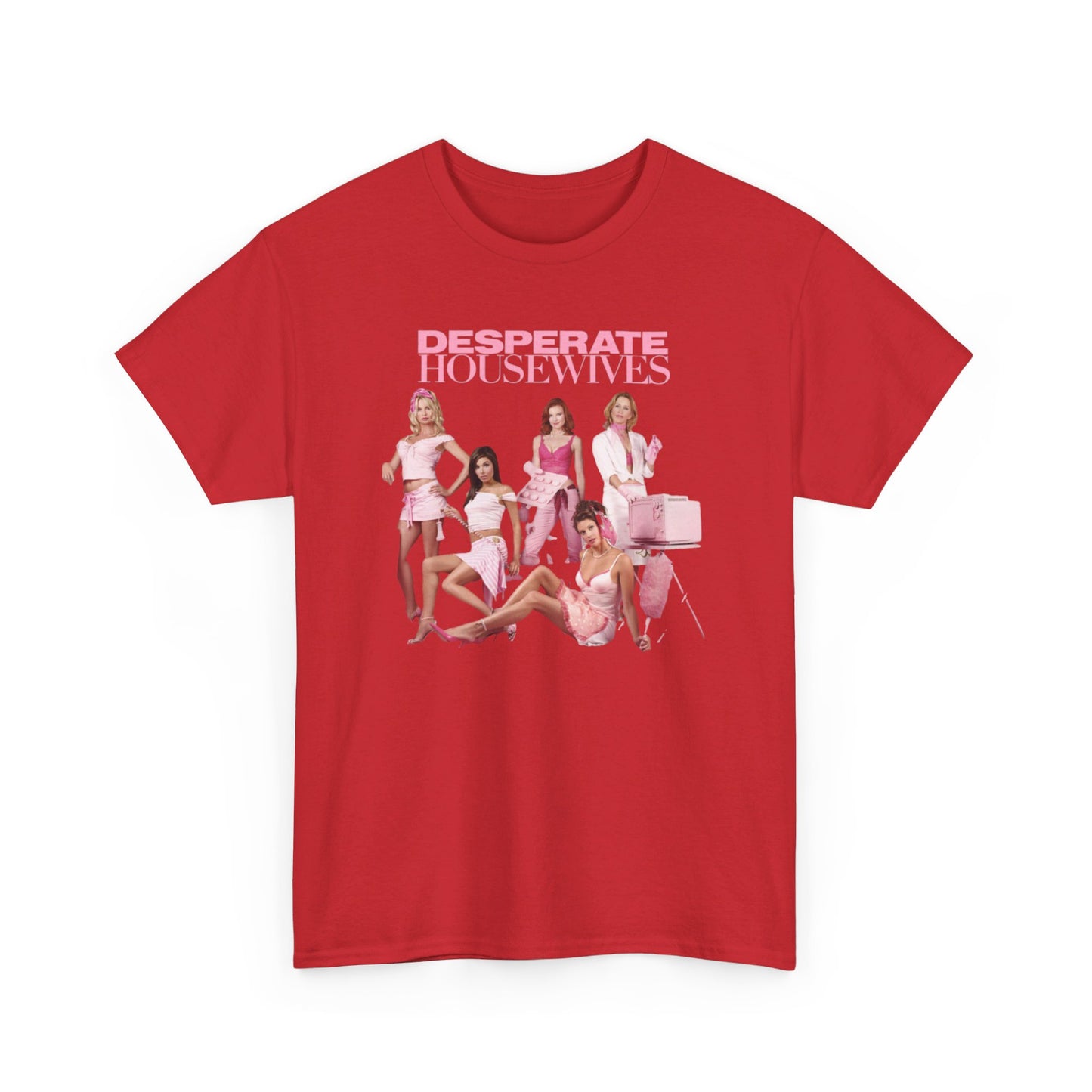 Desperate Housewives Pink Photoshoot Unisex Heavy Cotton Tee