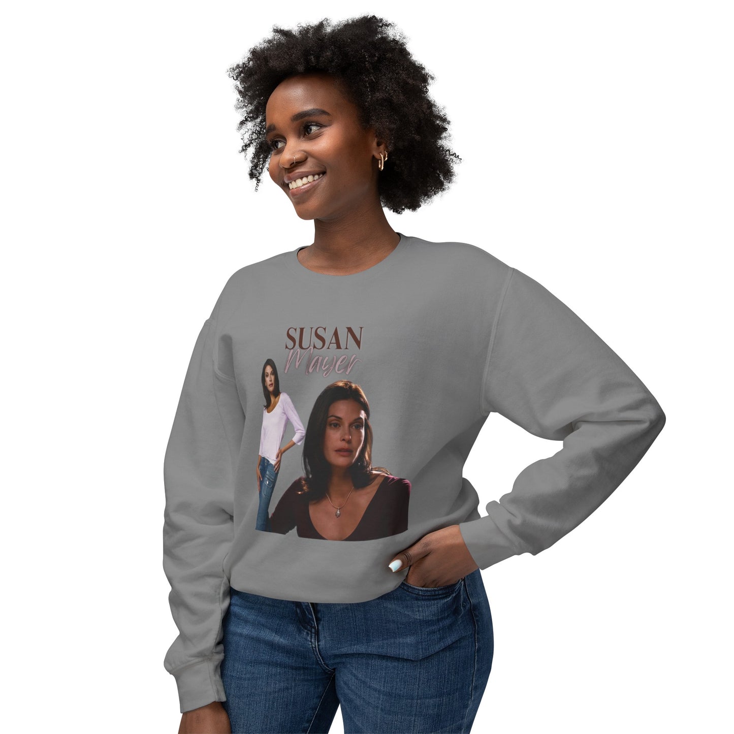 Susan Mayer Vintage Style Unisex Lightweight Crewneck Sweatshirt