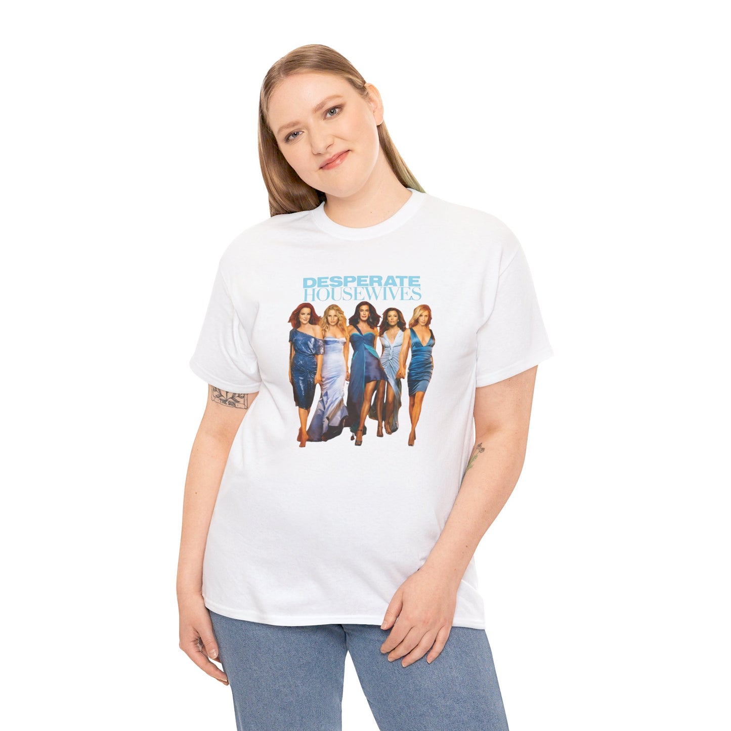 Desperate Housewives Blue Photoshoot Unisex Heavy Cotton Tee