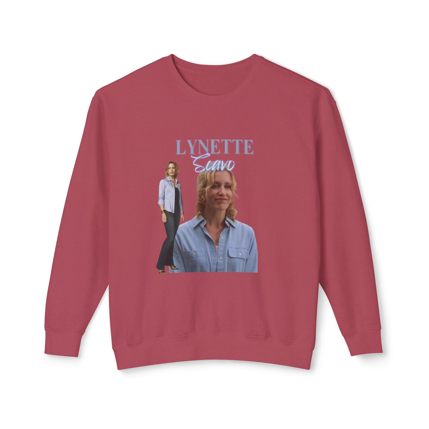 Lynette Scavo Vintage Style Unisex Lightweight Crewneck Sweatshirt