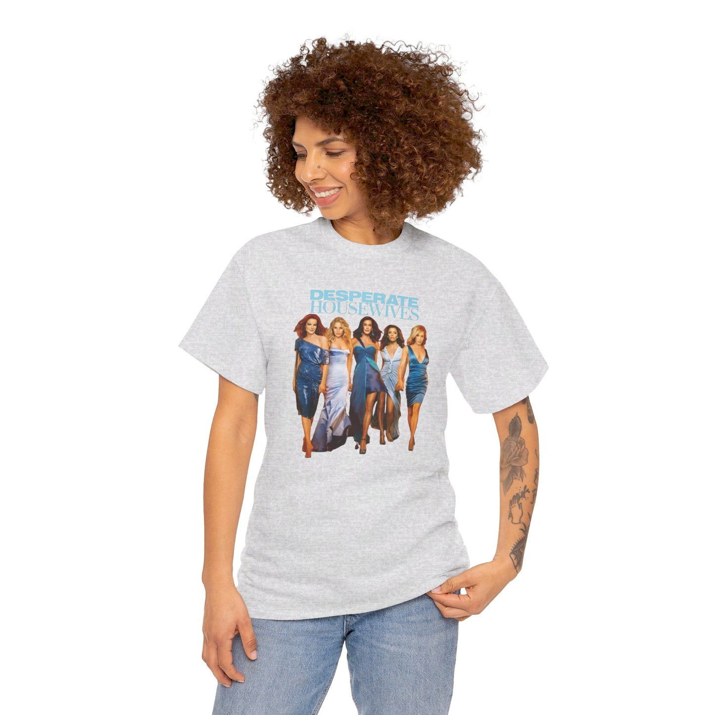 Desperate Housewives Blue Photoshoot Unisex Heavy Cotton Tee