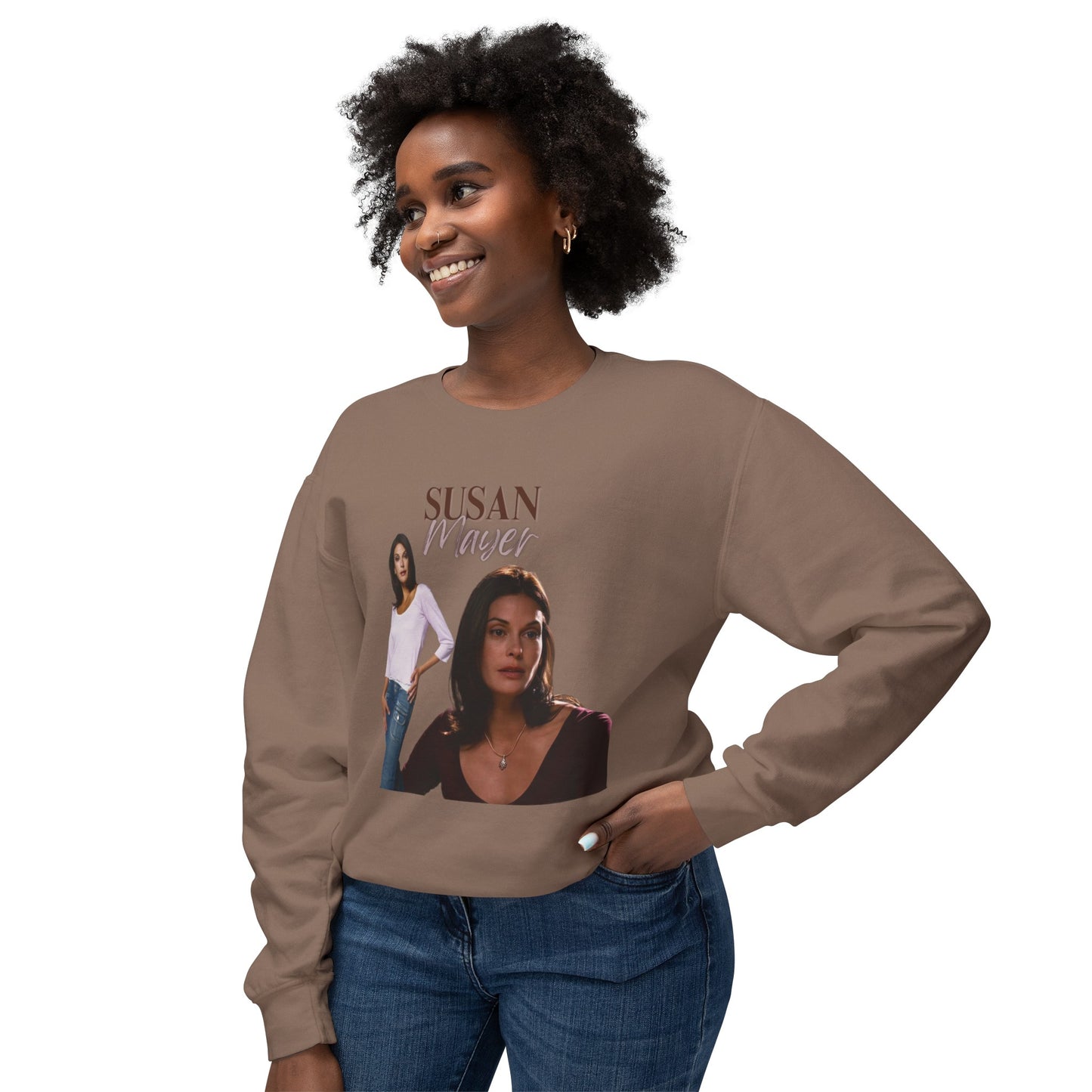 Susan Mayer Vintage Style Unisex Lightweight Crewneck Sweatshirt