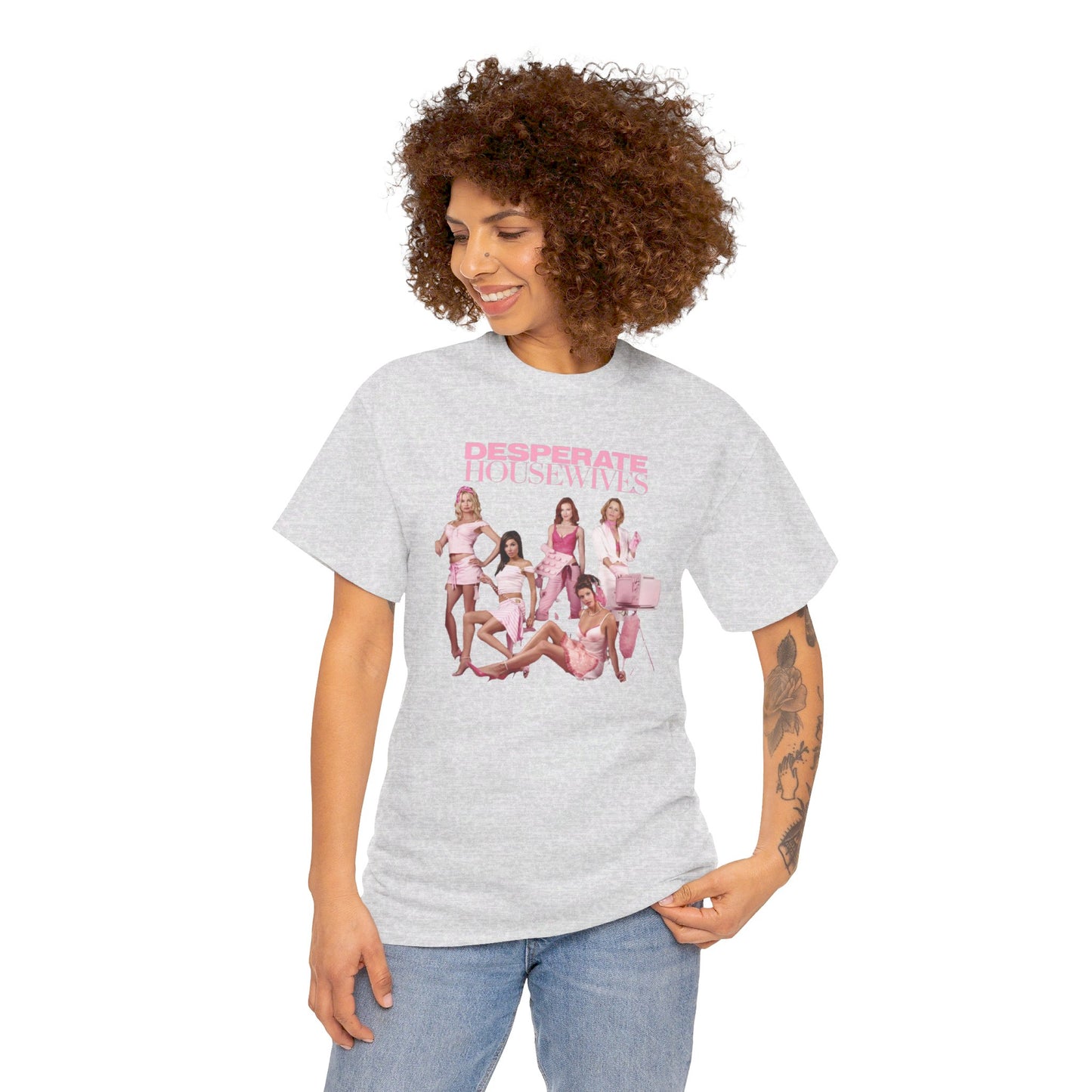 Desperate Housewives Pink Photoshoot Unisex Heavy Cotton Tee