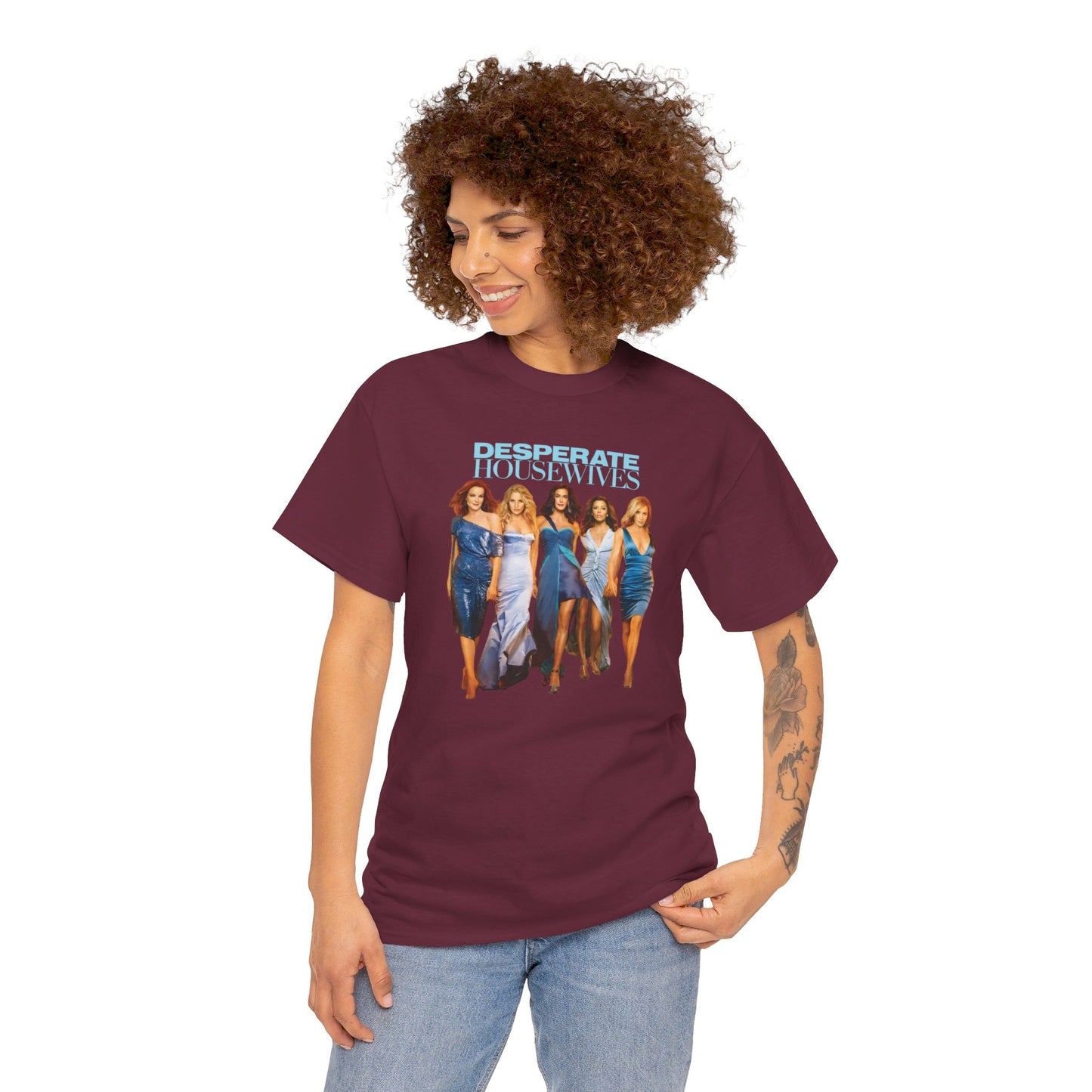 Desperate Housewives Blue Photoshoot Unisex Heavy Cotton Tee