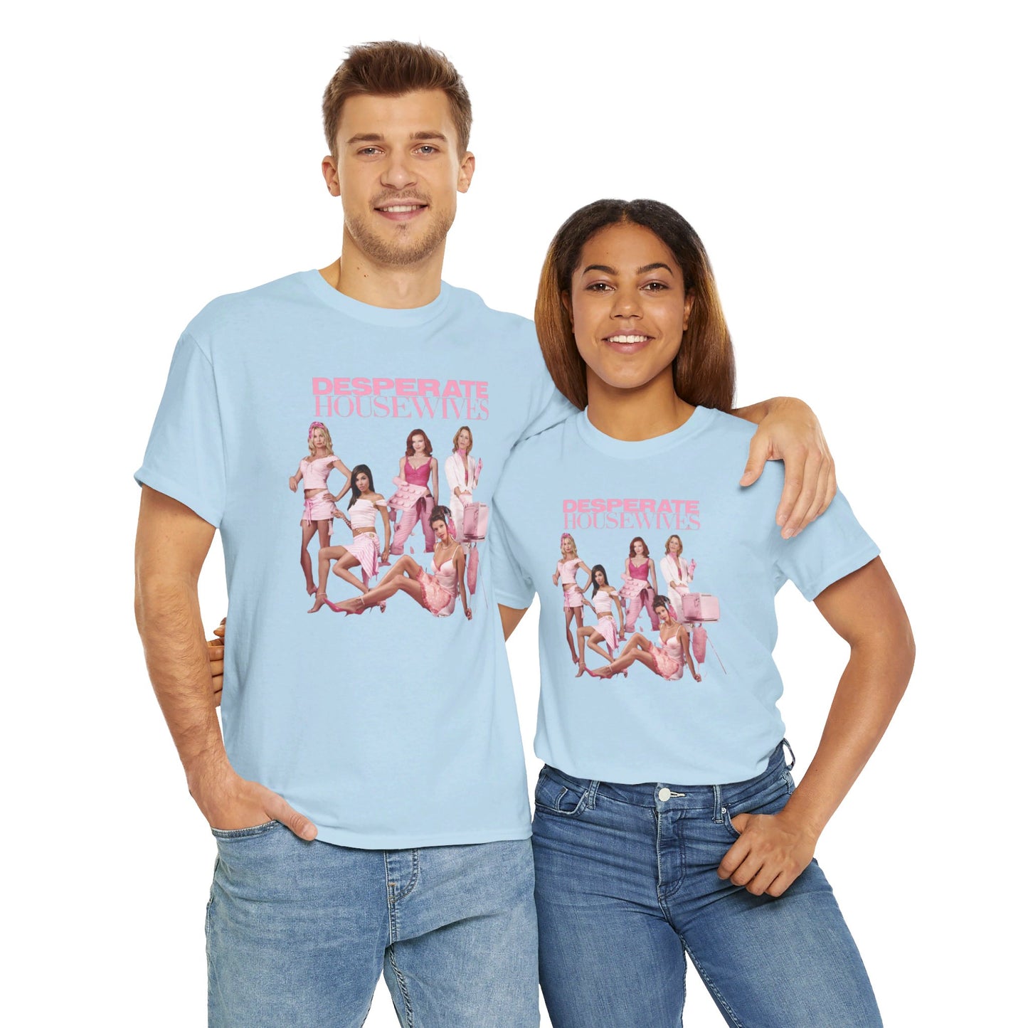 Desperate Housewives Pink Photoshoot Unisex Heavy Cotton Tee