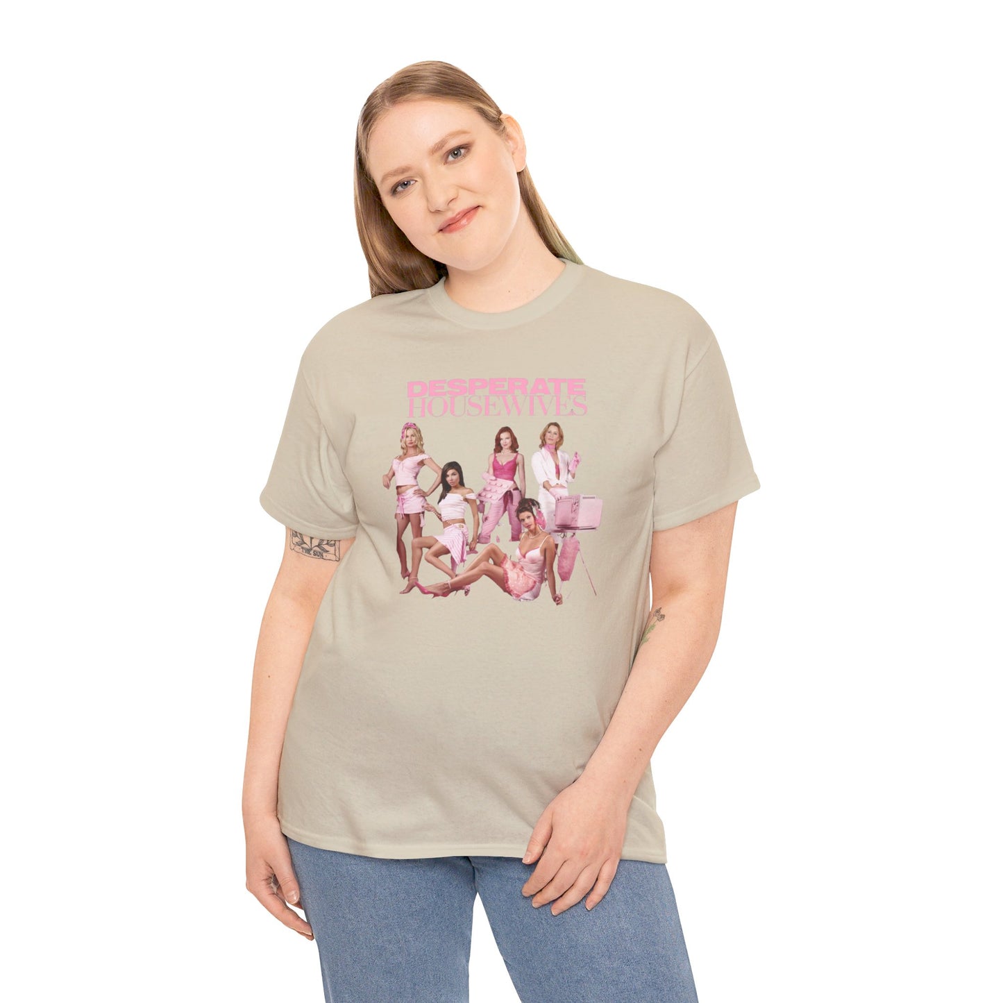 Desperate Housewives Pink Photoshoot Unisex Heavy Cotton Tee