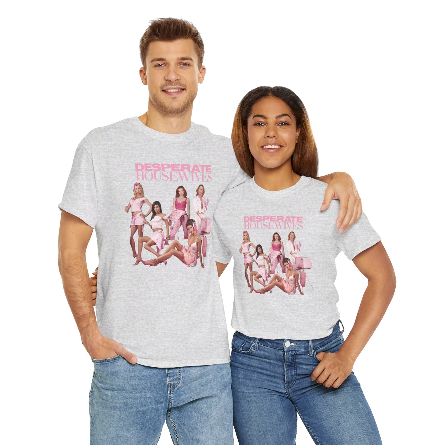 Desperate Housewives Pink Photoshoot Unisex Heavy Cotton Tee