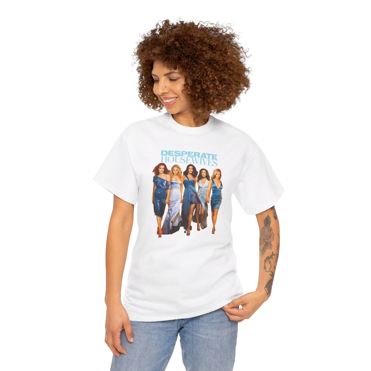 Desperate Housewives Blue Photoshoot Unisex Heavy Cotton Tee