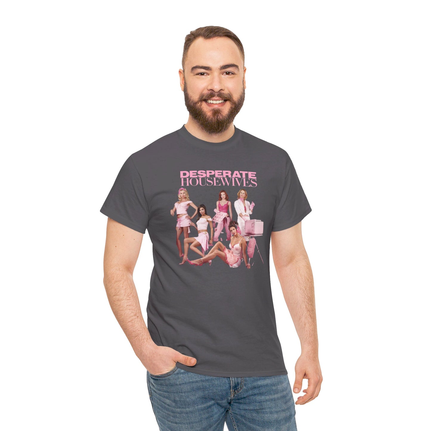 Desperate Housewives Pink Photoshoot Unisex Heavy Cotton Tee