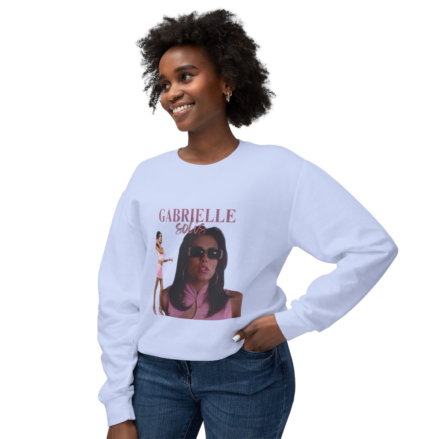 Gabrielle Solis Vintage Style Unisex Lightweight Crewneck Sweatshirt