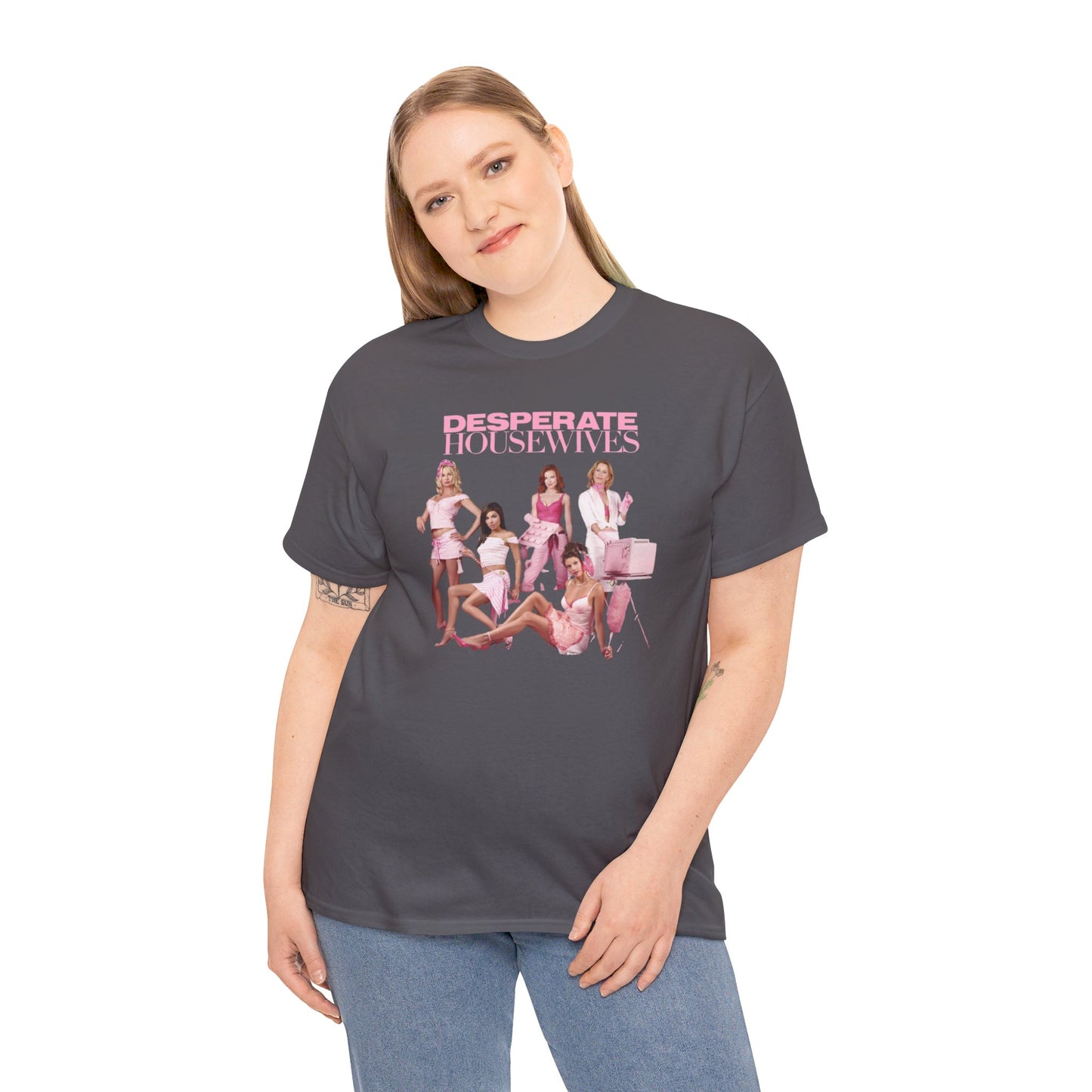 Desperate Housewives Pink Photoshoot Unisex Heavy Cotton Tee