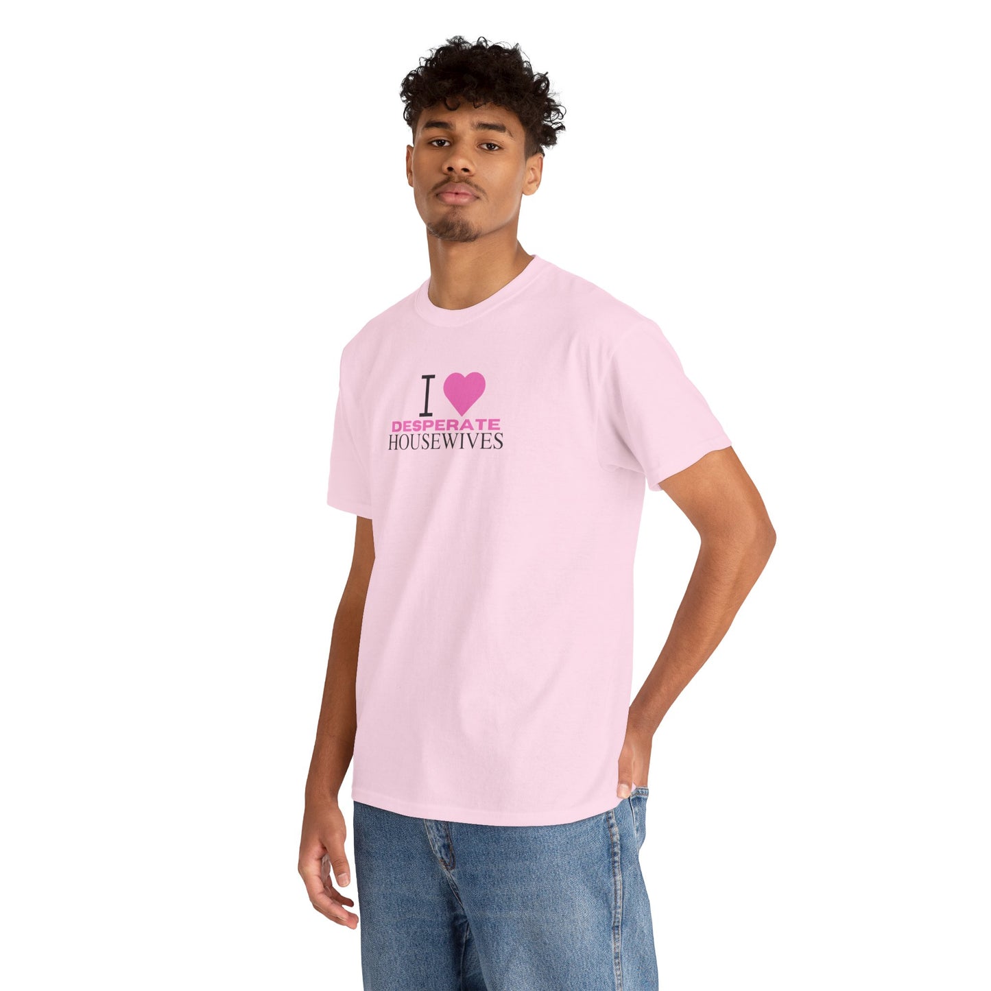 Nicollette Inspired Unisex Heavy Cotton Tee, Dark Pink Text