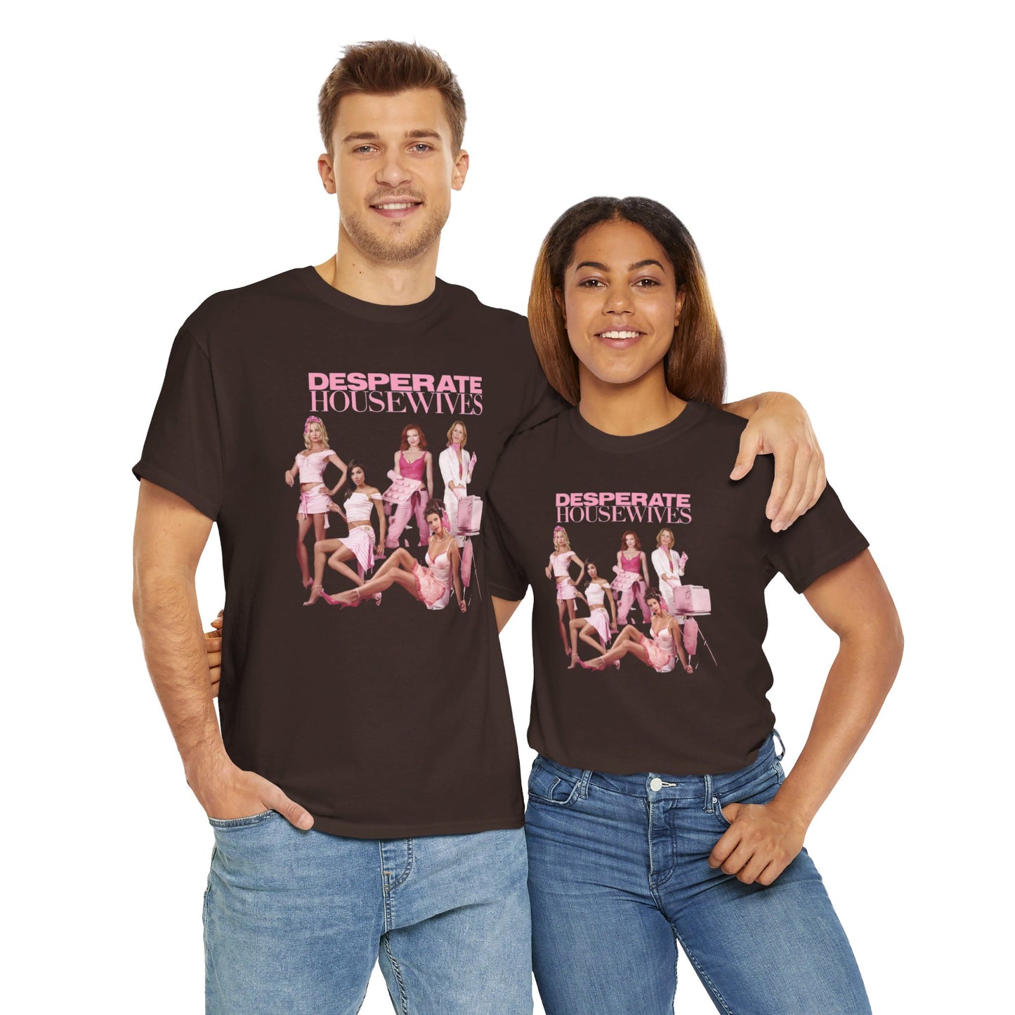 Desperate Housewives Pink Photoshoot Unisex Heavy Cotton Tee