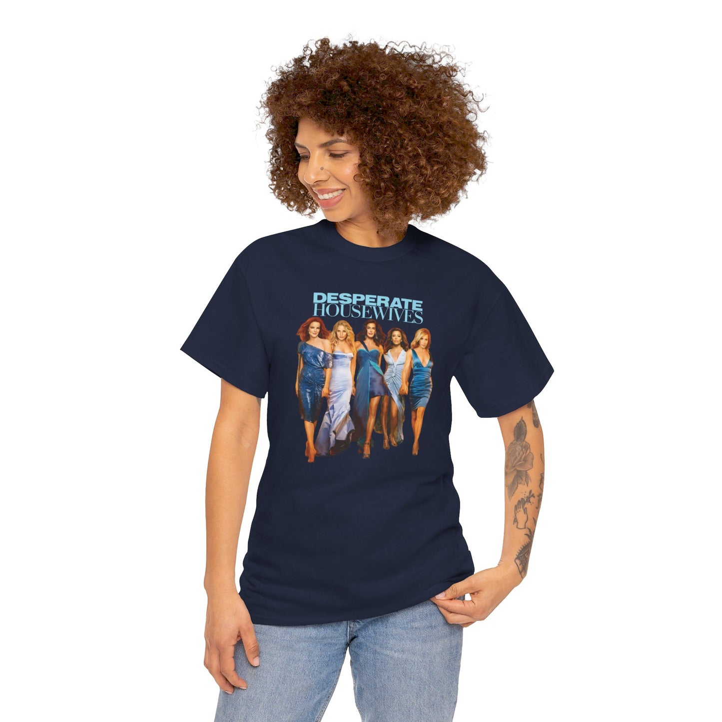 Desperate Housewives Blue Photoshoot Unisex Heavy Cotton Tee