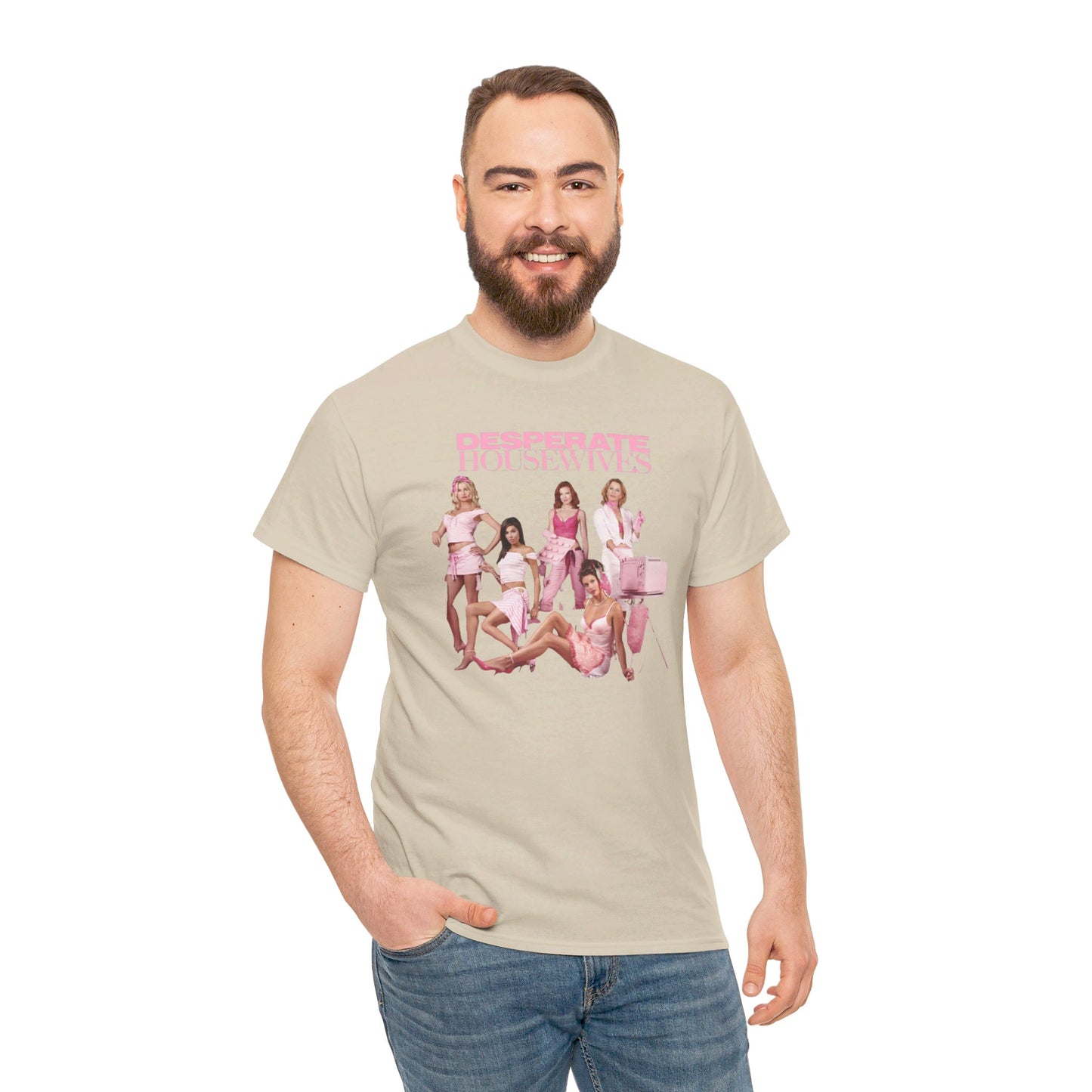 Desperate Housewives Pink Photoshoot Unisex Heavy Cotton Tee