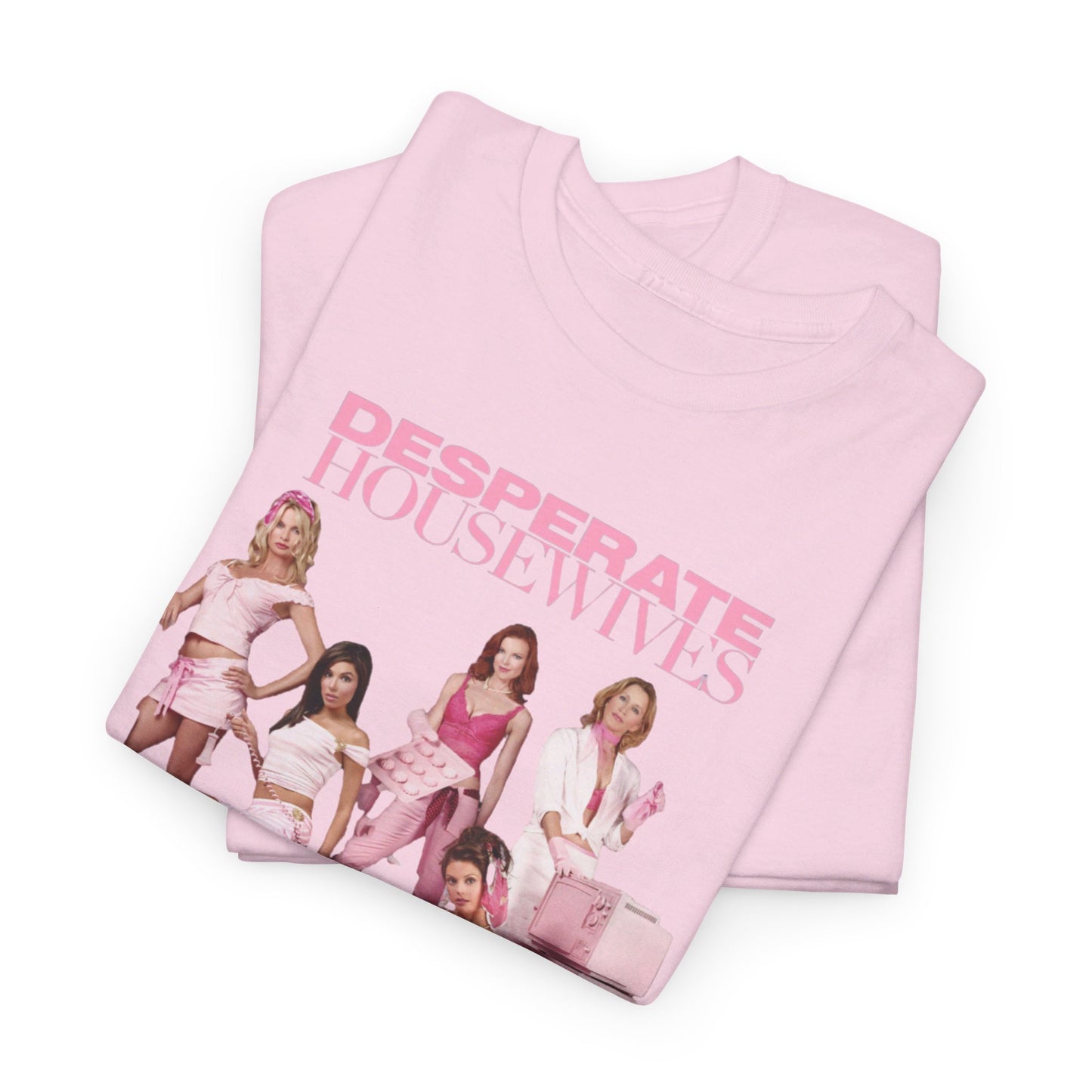 Desperate Housewives Pink Photoshoot Unisex Heavy Cotton Tee