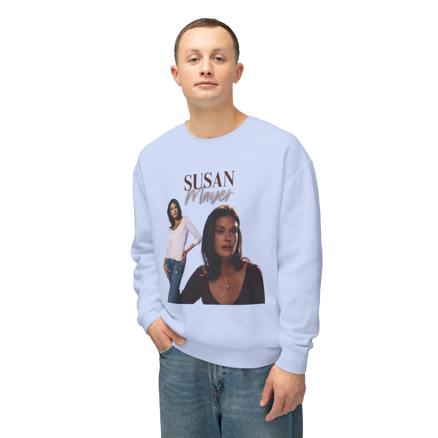 Susan Mayer Vintage Style Unisex Lightweight Crewneck Sweatshirt