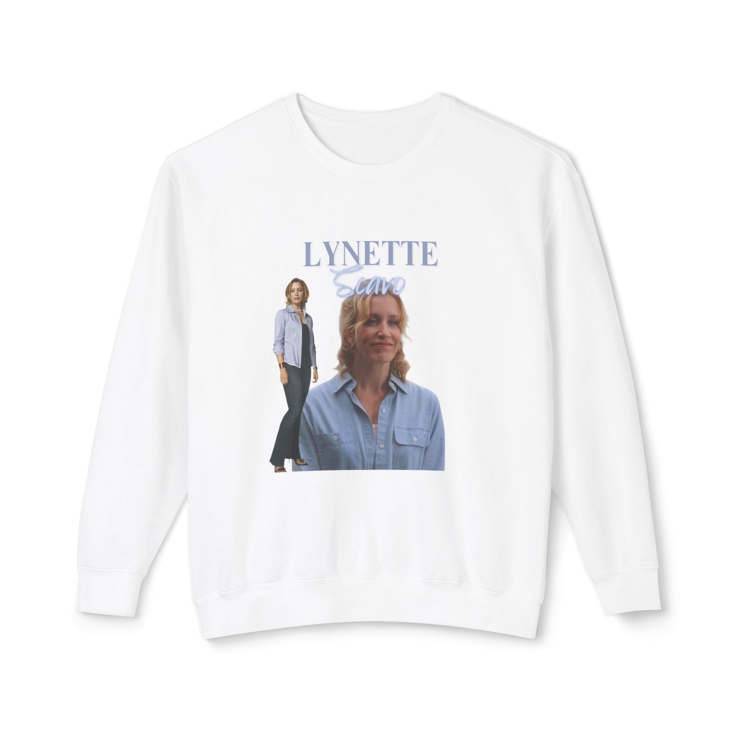 Lynette Scavo Vintage Style Unisex Lightweight Crewneck Sweatshirt