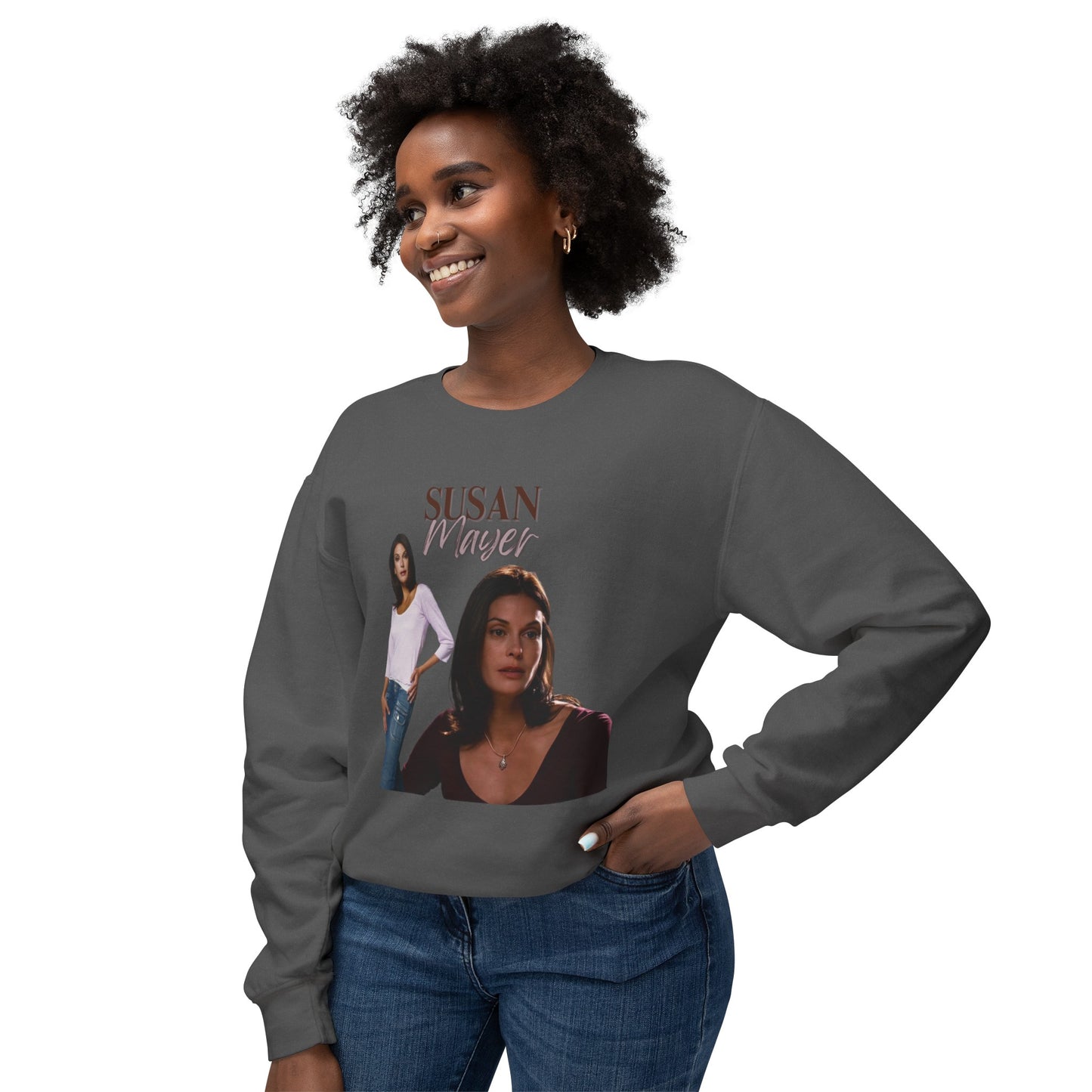 Susan Mayer Vintage Style Unisex Lightweight Crewneck Sweatshirt