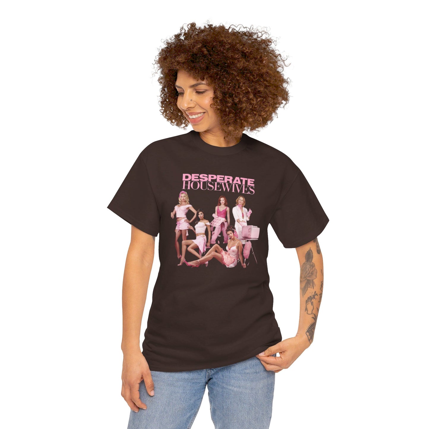 Desperate Housewives Pink Photoshoot Unisex Heavy Cotton Tee