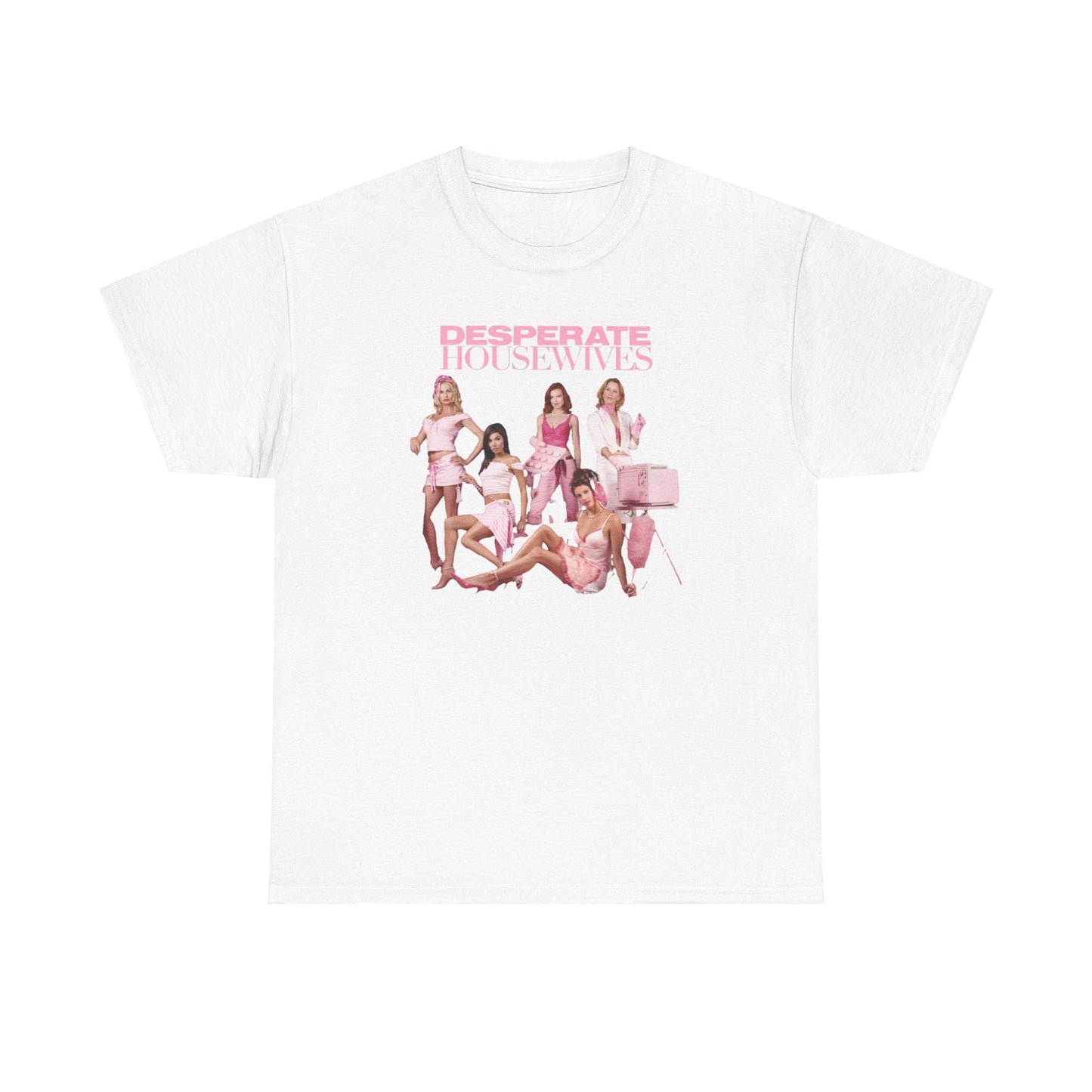 Desperate Housewives Pink Photoshoot Unisex Heavy Cotton Tee